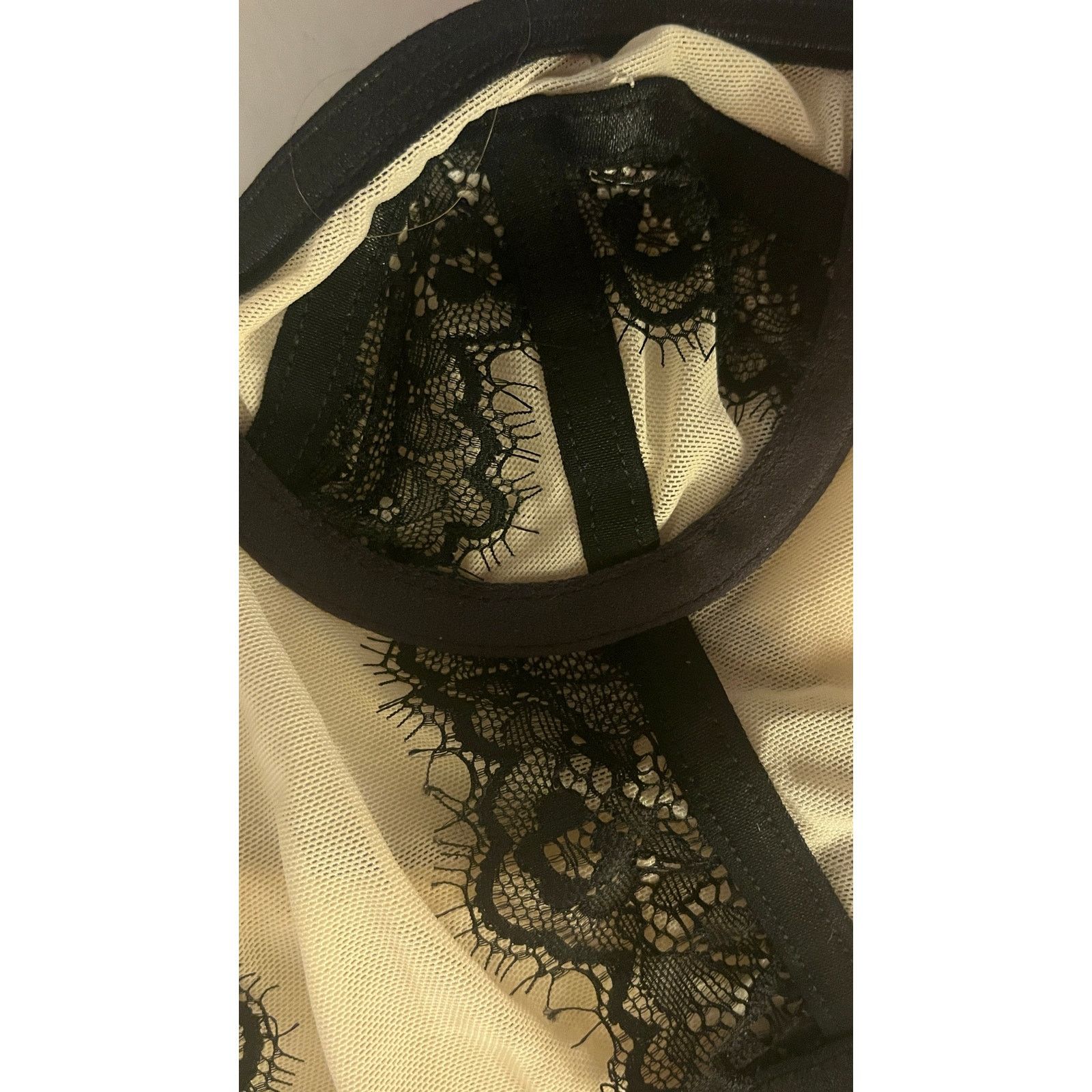 PrettyLittleThing Prettylittlething Lace Mesh Underwire Lingerie Bodysuit XS Size ONE SIZE - 3 Thumbnail