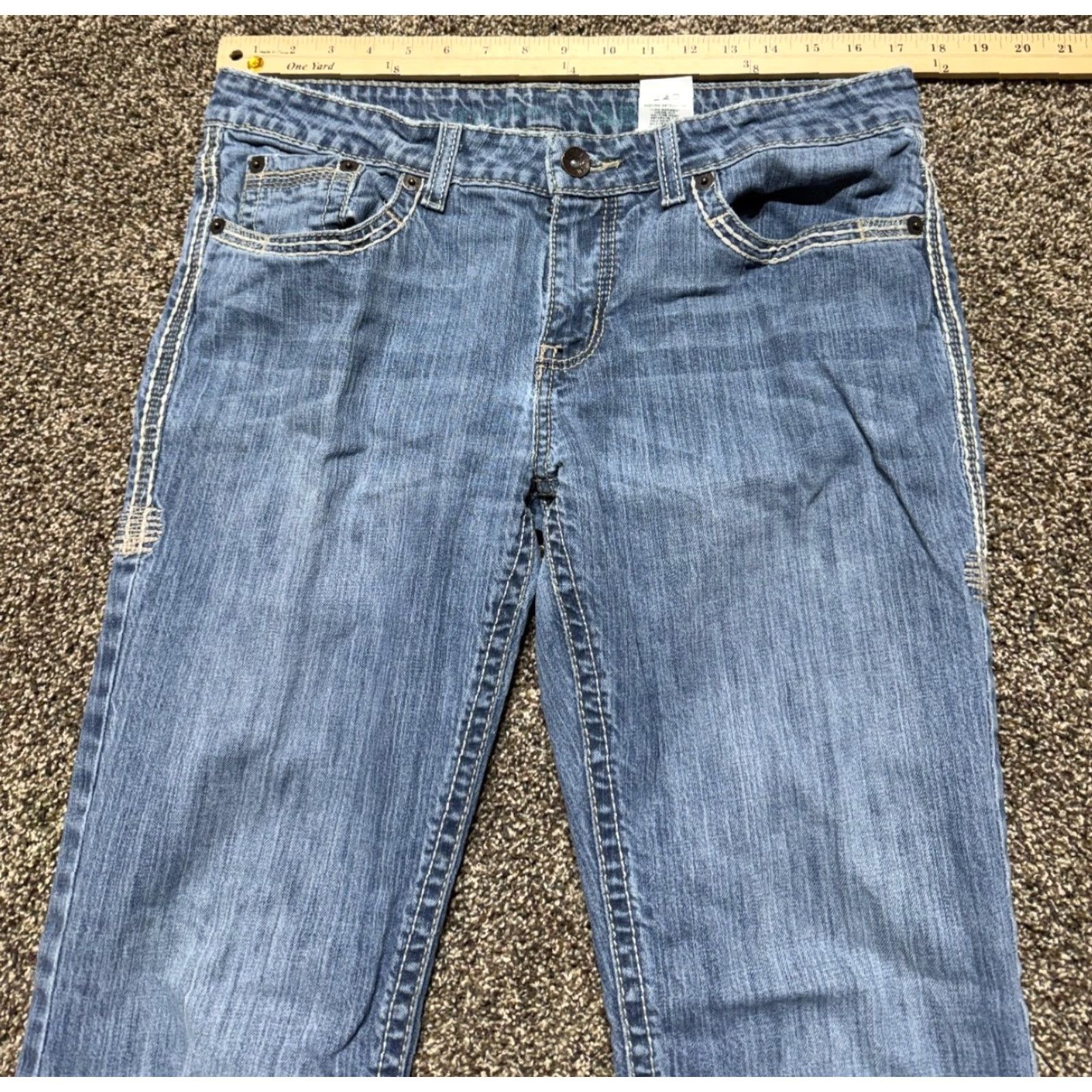 Vintage Cruel Girl Abby Jeans Size 11 34 in Regular 5-Pocket Design Blue Denim Bootcut Women's Jeans Size 24" / US 00 / IT 34 - 7 Thumbnail