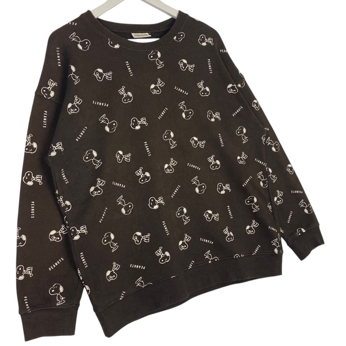 Other Vintage Peanuts Snoopy Crewneck Sweatshirt Brown Size US M / EU 48-50 / 2 - 3 Thumbnail