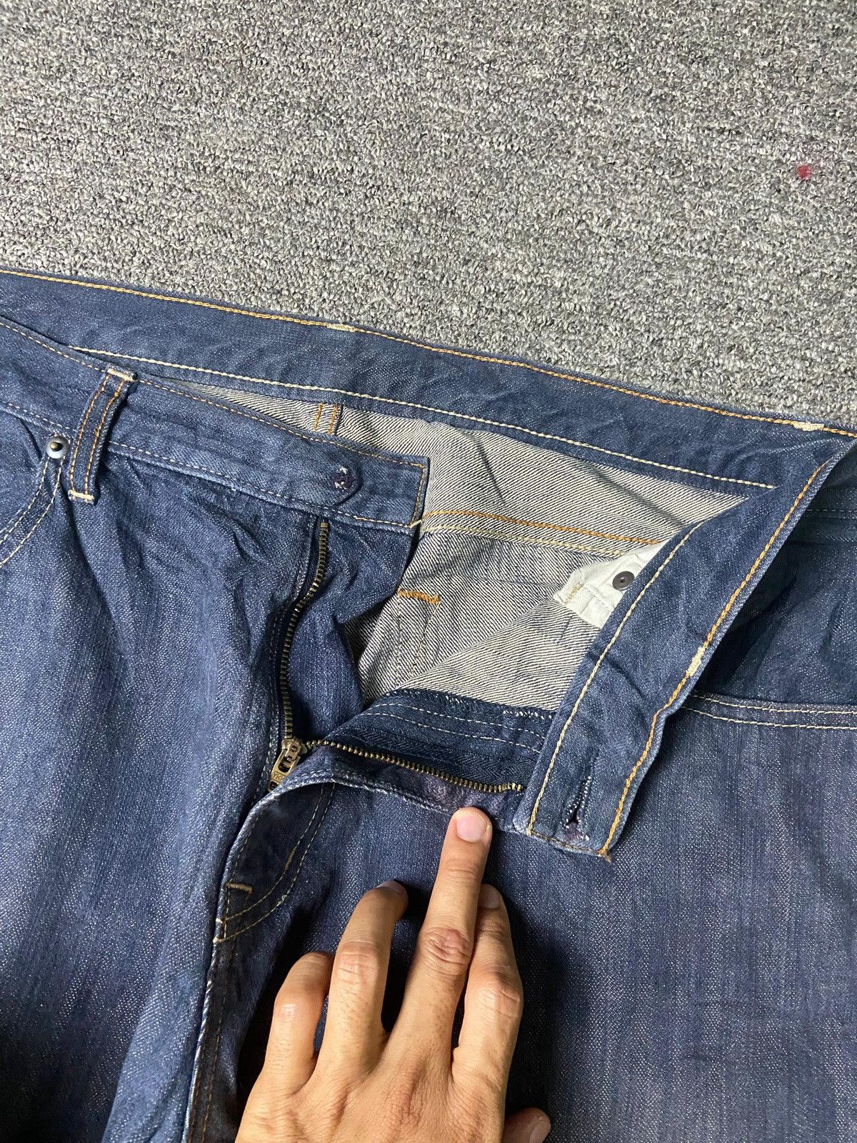 Japanese Brand × Vintage TOPVALU Japanese Brand Relaxed Fit Denim Jeans (132) Size US 36 / EU 52 - 7 Thumbnail
