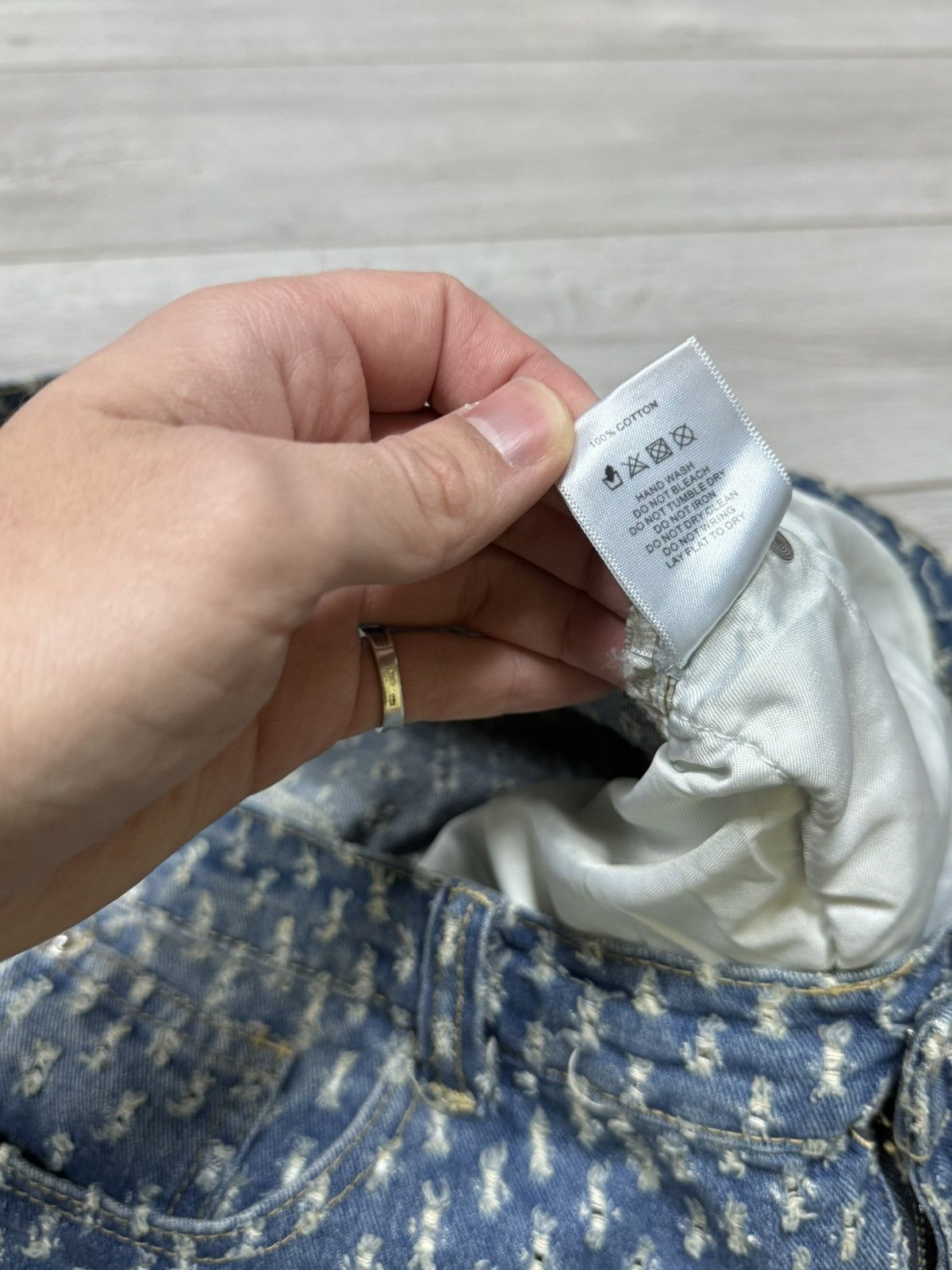 Jaded London Jaded London ripped distressed Perforated jeans Size US 36 / EU 52 - 7 Thumbnail