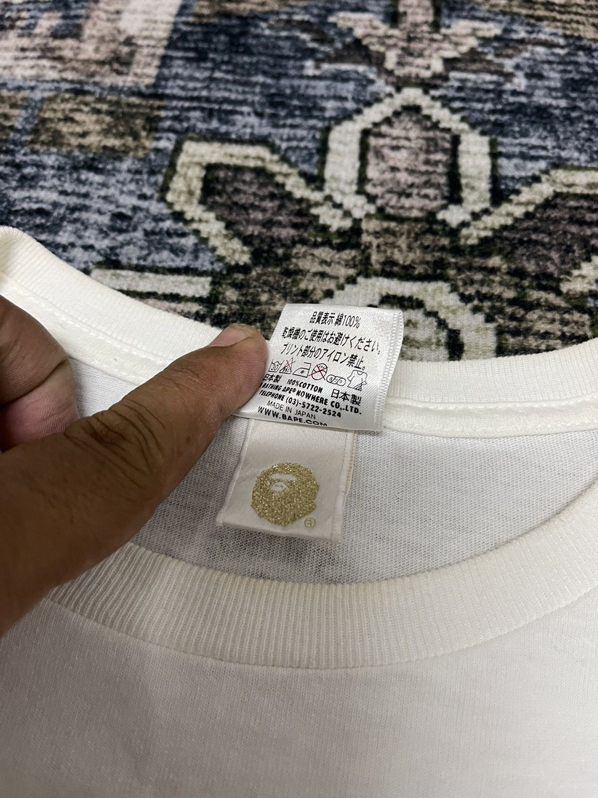 Bape 🇯🇵VINTAGE Y2K BATHING APE SPELLOUT RAINBOW VERY RARE Size S / US 4 / IT 40 - 10 Thumbnail