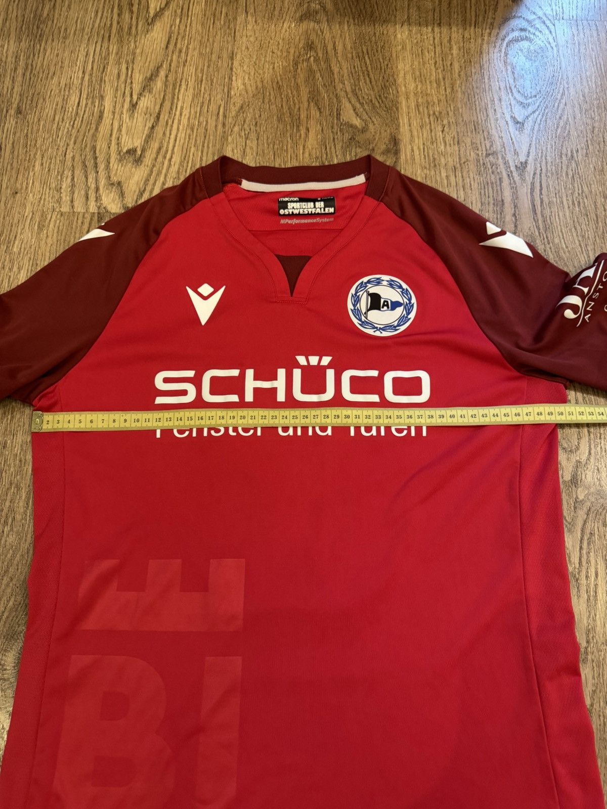 Macron ARMINIA BIELEFED MACRON FOOTBALL JERSEY MEN SOCCER SIZE M Size US M / EU 48-50 / 2 - 3 Thumbnail