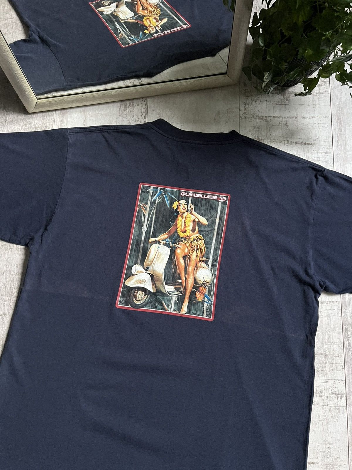 Quiksilver × Vintage 💥RARE💥 Vintage Quiksilver T-Shirt 00’s Hawaii Printed Logo Size US XL / EU 56 / 4 - 3 Thumbnail