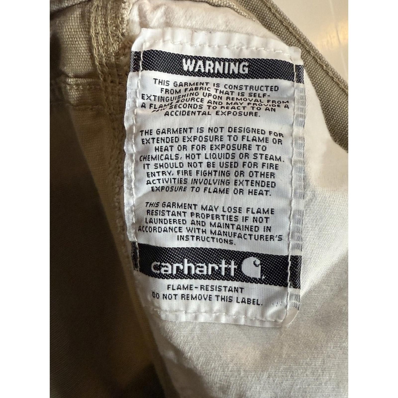 Carhartt Carhartt Pants Men's Cat 2 FR Sz. 36x32 Original Fit- Read Size US 36 / EU 52 - 4 Thumbnail