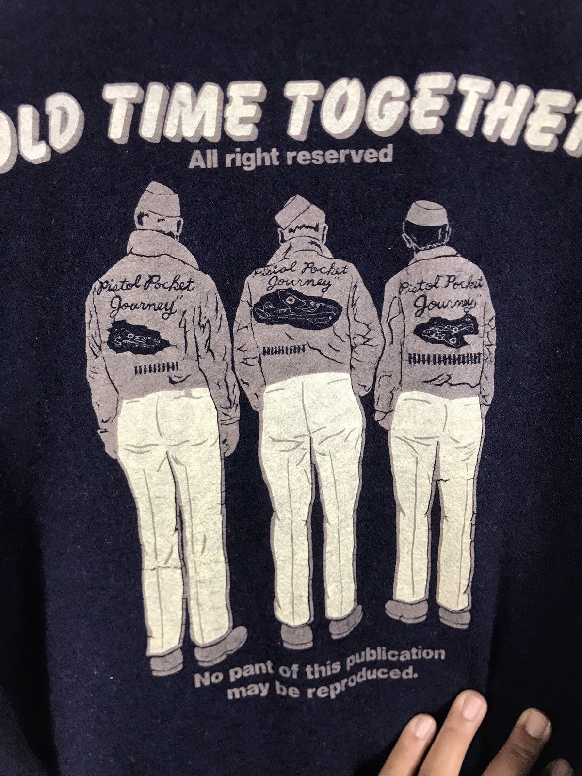 Vintage ⚡️Vintage Old Time Together Varsity Jacket Size US M / EU 48-50 / 2 - 17 Thumbnail