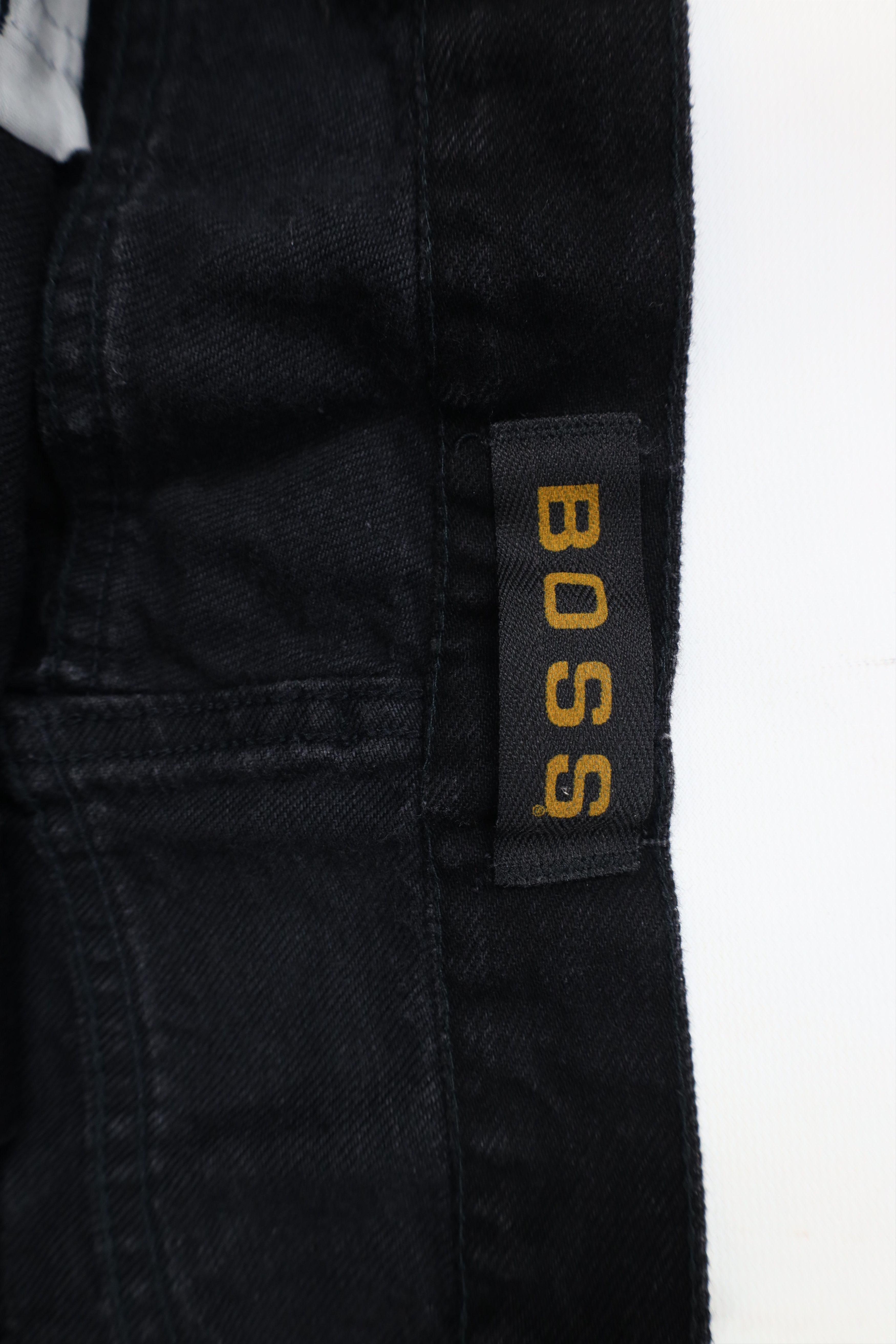 Vintage Deadstock Vintage 90s Boss Baggy Fit Denim Shorts Black USA Size US 40 / EU 56 - 8 Thumbnail
