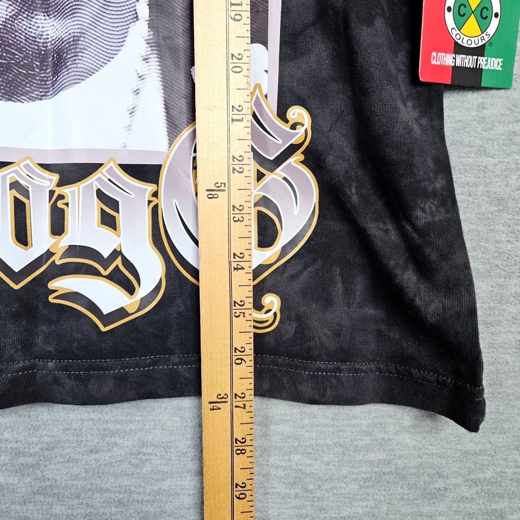 Vintage Cross Colours Men's Snoop Dogg Portrait Graphic Tie-dye Tee S Small Black Logo All Seasons Crew Neck Short Sleeve Jersey Cotton Regular Vintage: No Size US S / EU 44-46 / 1 - 5 Thumbnail