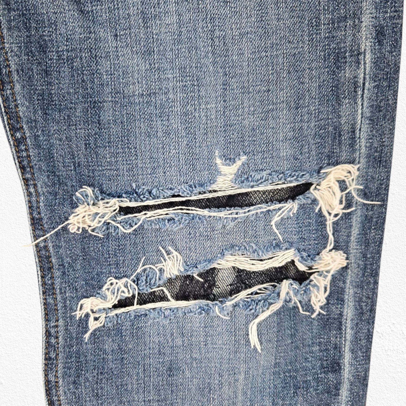 Other Distressed Boyfriend Ankle Straight Jeans Size 27 Size 27" / US 4 / IT 40 - 5 Thumbnail