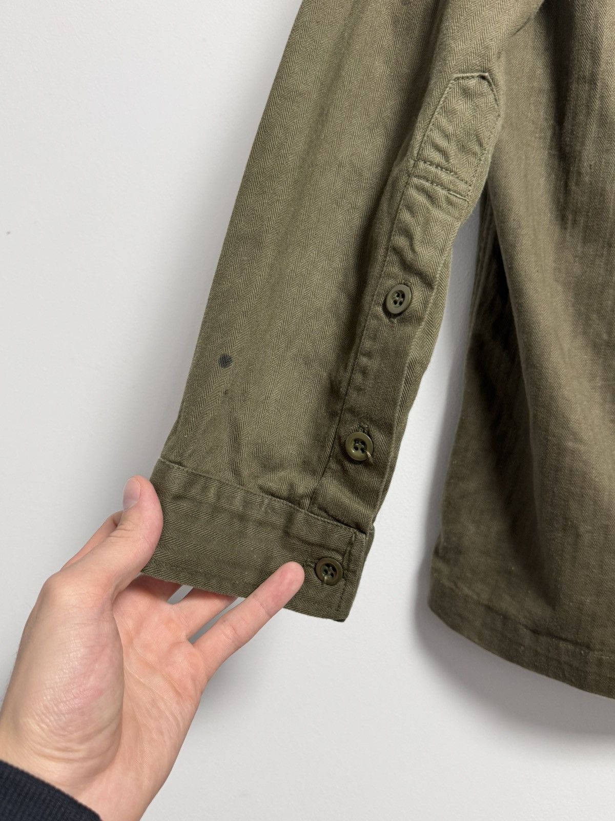 Vintage VINTAGE MILITARY HBT PVBA MONETEX LENDELEDE 96-100 Size US XL / EU 56 / 4 - 11 Thumbnail