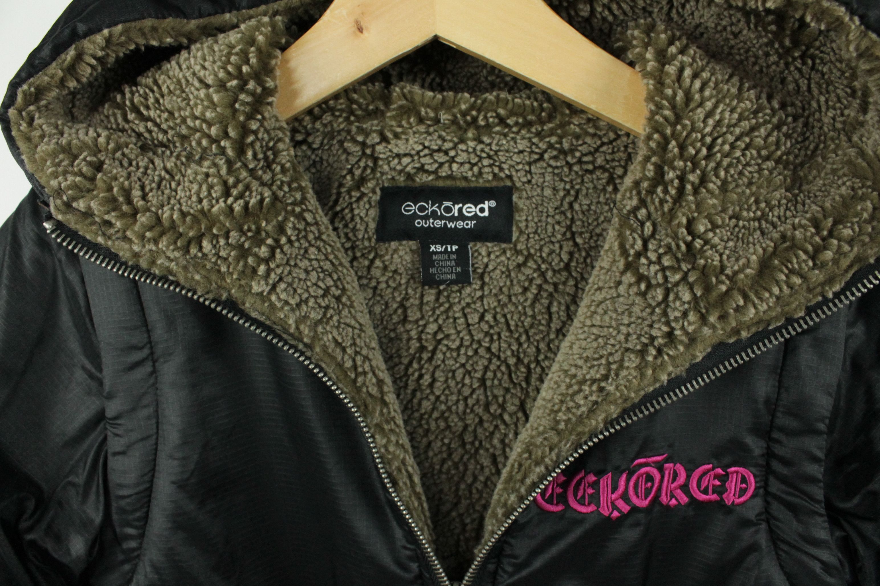 Ecko Unltd. Vintage Ecko Red Sleeves Zip Off Black Jacket Women's Size XS / US 0-2 / IT 36-38 - 4 Thumbnail