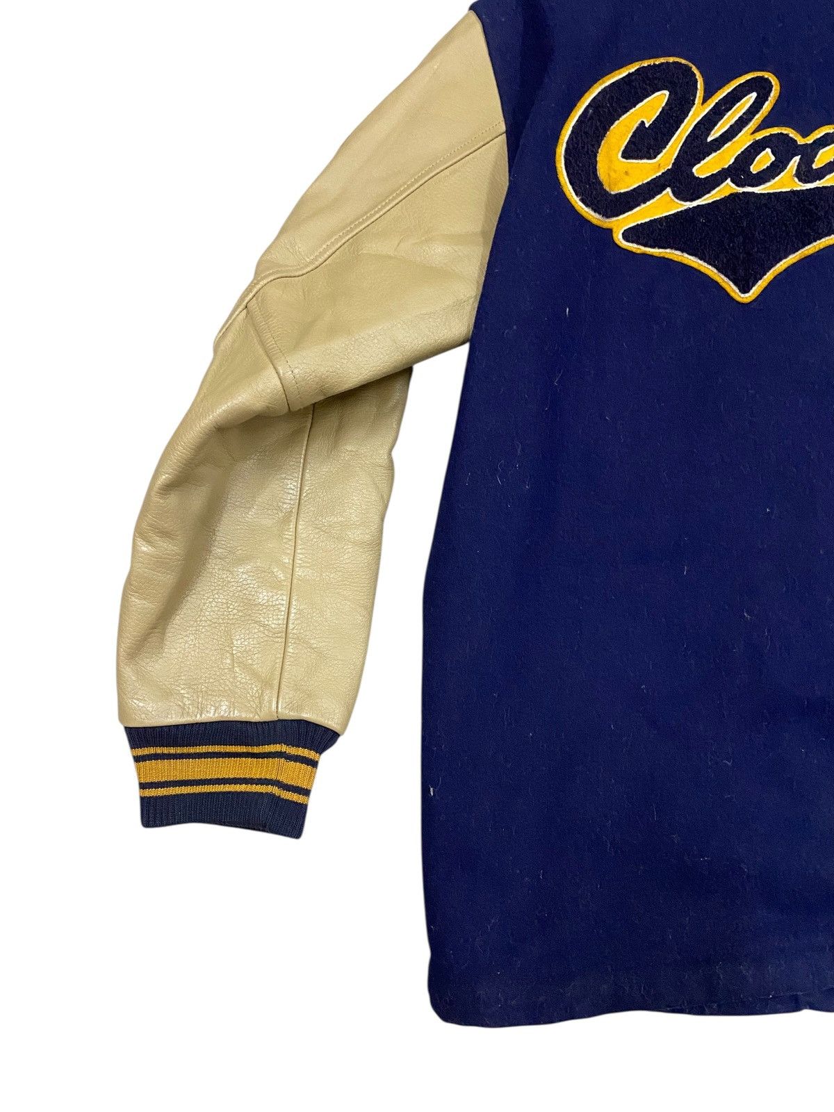 Vintage Vintage Dog House Varsity Jacket Wool & Leather 'Clovers' M Size US M / EU 48-50 / 2 - 4 Thumbnail
