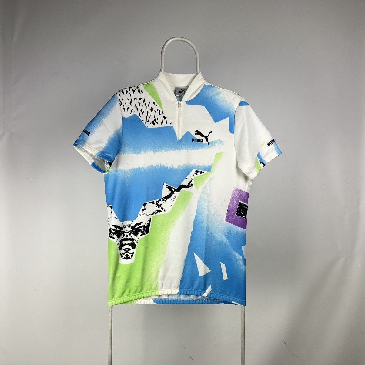 Puma Vintage Puma Cycling Jersey Short Sleeve Racing Size L Size US L / EU 52-54 / 3 - 1 Thumbnail