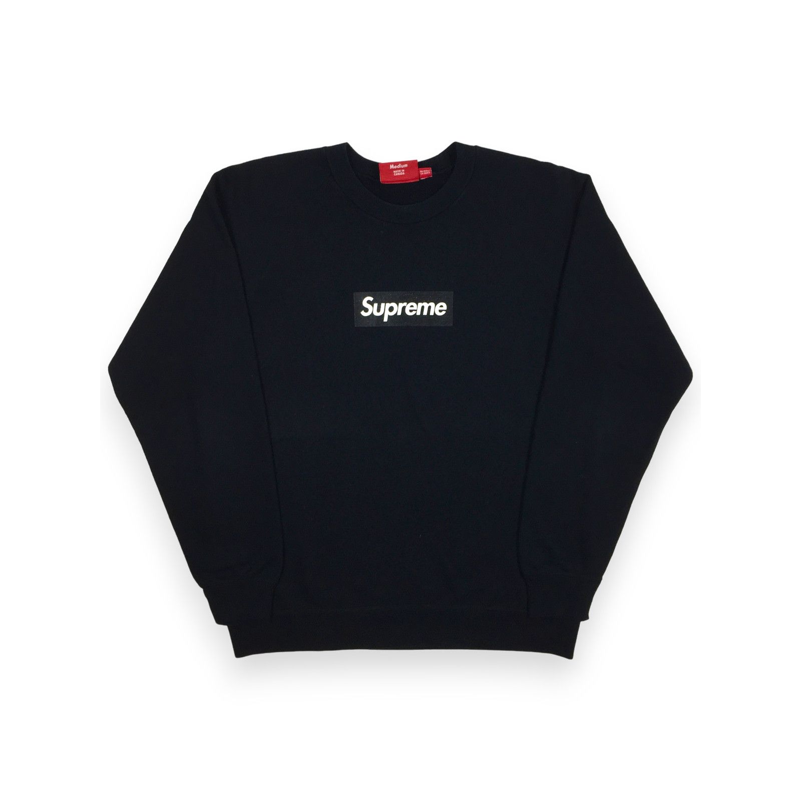 Supreme 2007 Supreme Screenprint Black Box Logo Crewneck Size US M / EU 48-50 / 2 - 1 Thumbnail