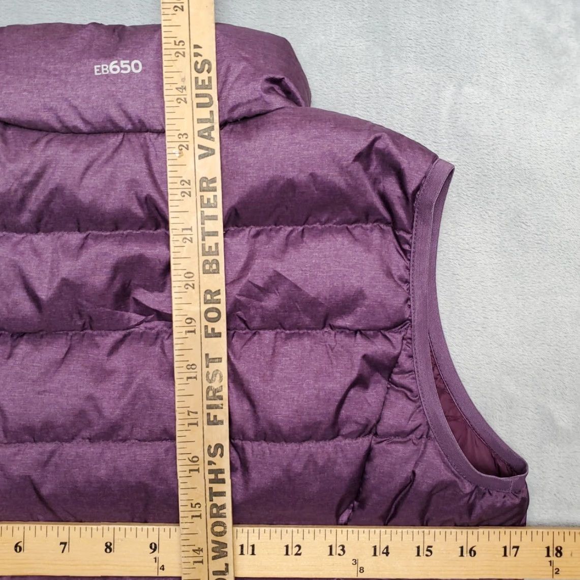 Eddie Bauer Eddie Bauer Down Vest Womens XS Purple Puffer EB650 Fill Quilted Sleeveless Vest Women's XS Purple Down Quilted Sleeveless Puffer Zip Front EB650 Size XS / US 0-2 / IT 36-38 - 8 Thumbnail