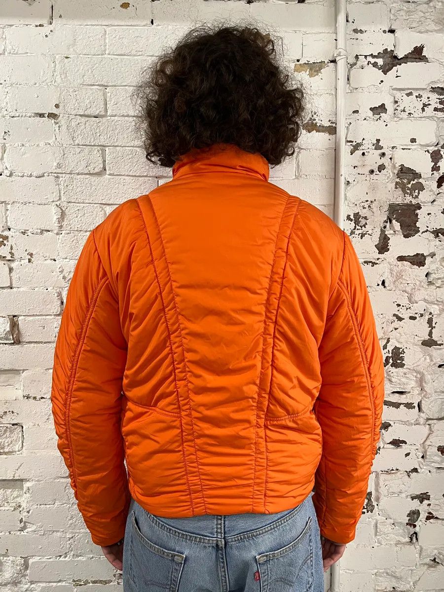 Dolce & Gabbana AW2003 Dolce & Gabbana Nylon Quilted Orange Puffer Jacket Size US M / EU 48-50 / 2 - 4 Thumbnail