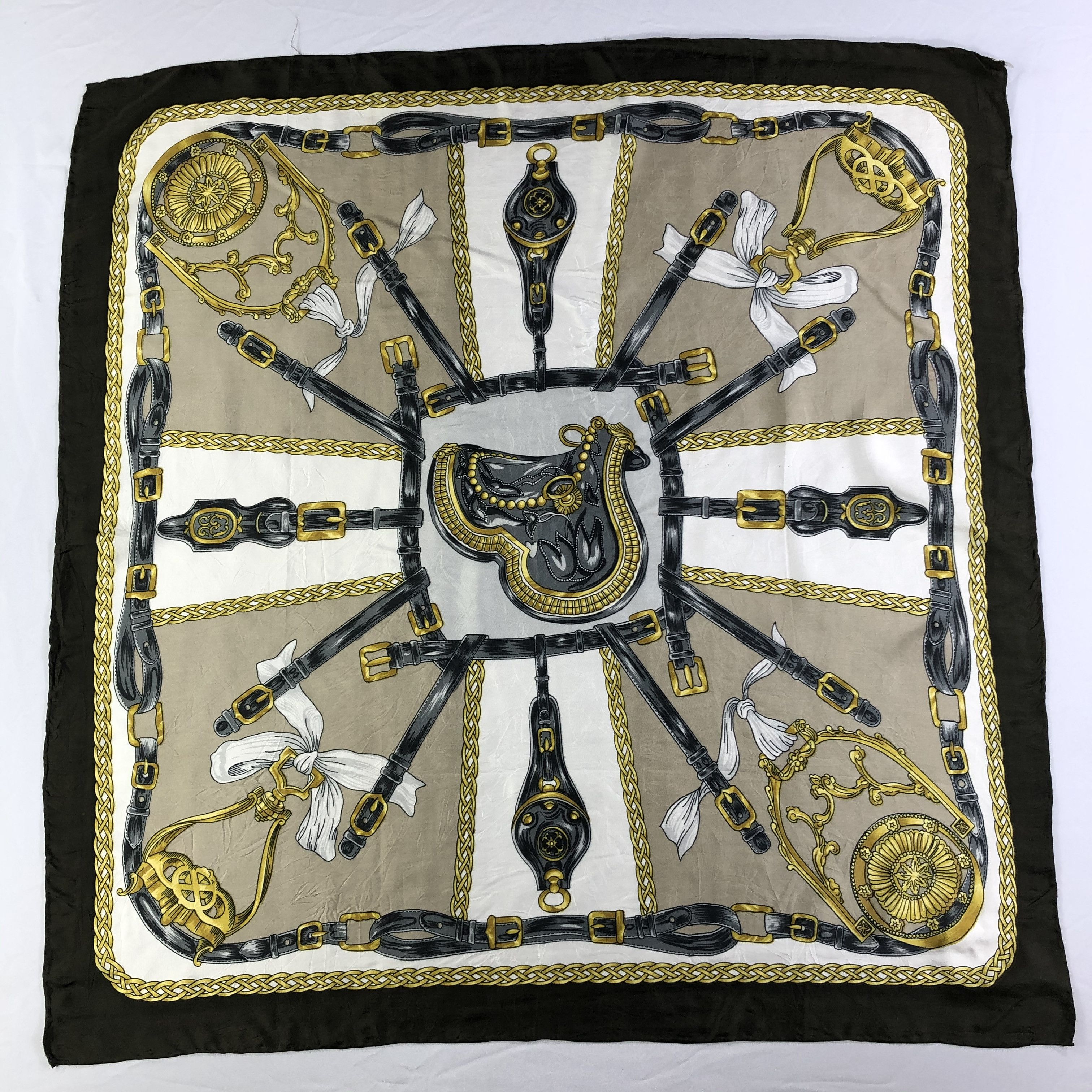 Vintage Vintage Silk Scarf Size ONE SIZE - 2 Thumbnail