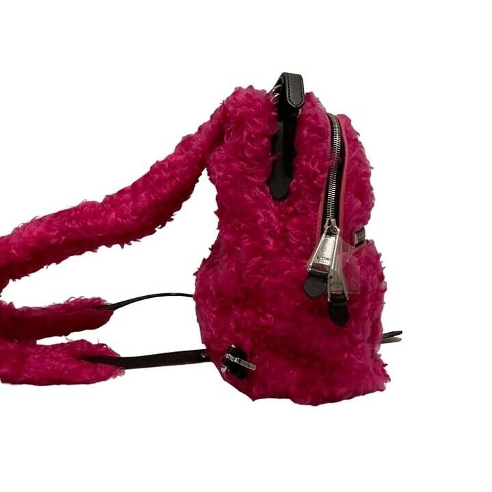Moschino Moschino Pink Fur Backpack Size ONE SIZE - 5 Thumbnail