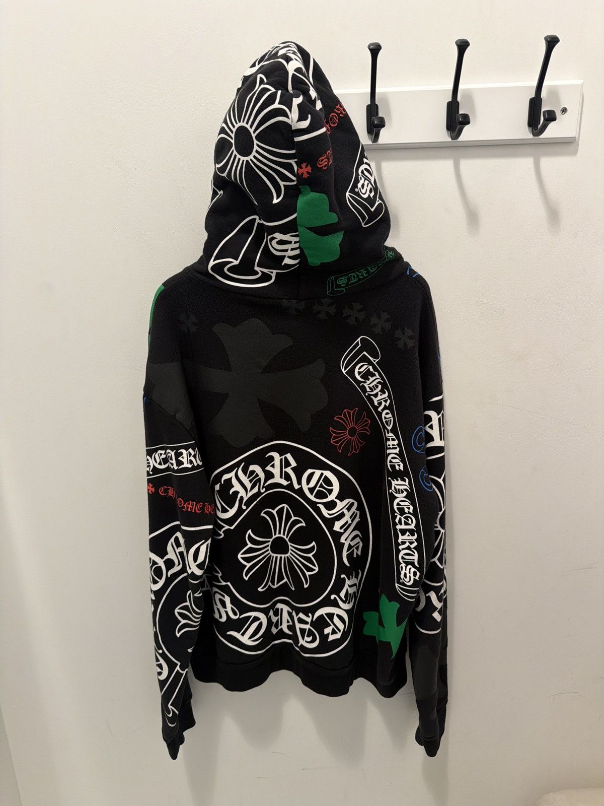 Chrome Hearts Chrome Hearts Stencil Black Hoodie Size US M / EU 48-50 / 2 - 2 Thumbnail