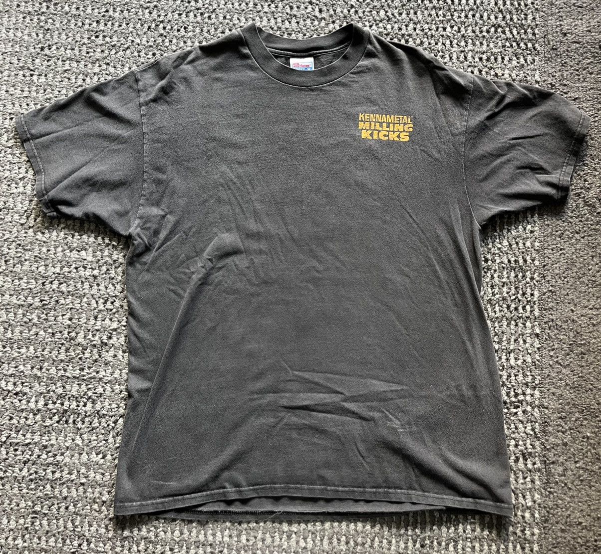 Hanes × Vintage Vintage 90s Hardware Fader Tee Size US XL / EU 56 / 4 - 1 Thumbnail