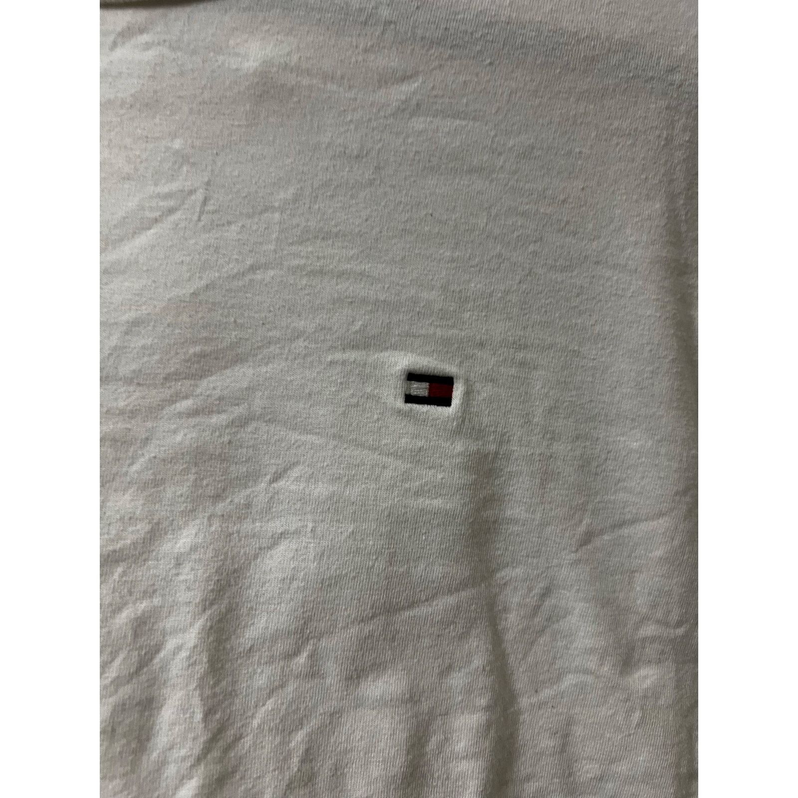 Tommy Hilfiger Tommy Jeans Cropped Long Sleeve T-Shirt ribbed neck stretch Size XS / US 0-2 / IT 36-38 - 5 Thumbnail