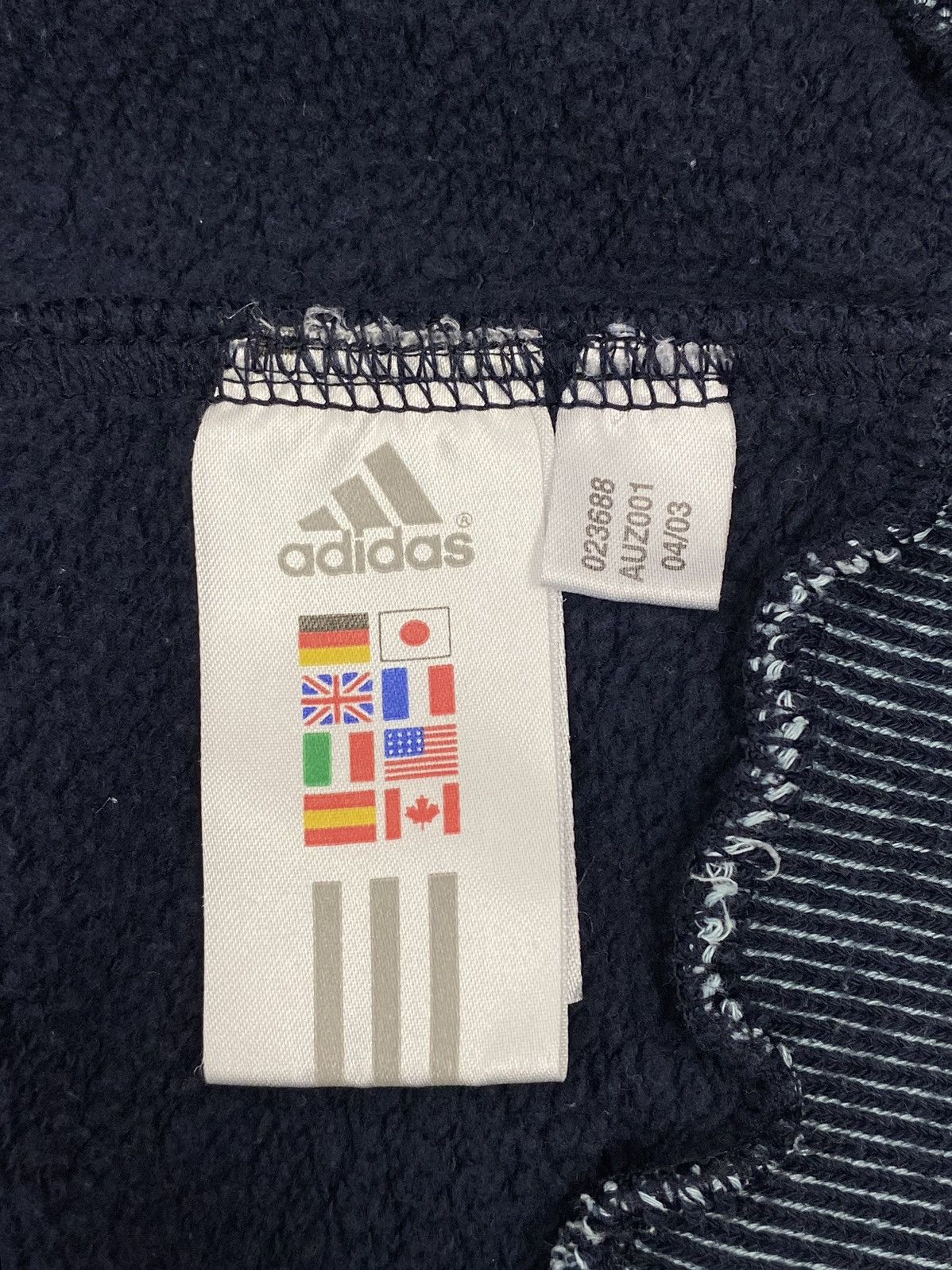 Vintage 2000’s Vintage Adidas Arch Logo Boxy Sweatshirt Size US L / EU 52-54 / 3 - 8 Thumbnail