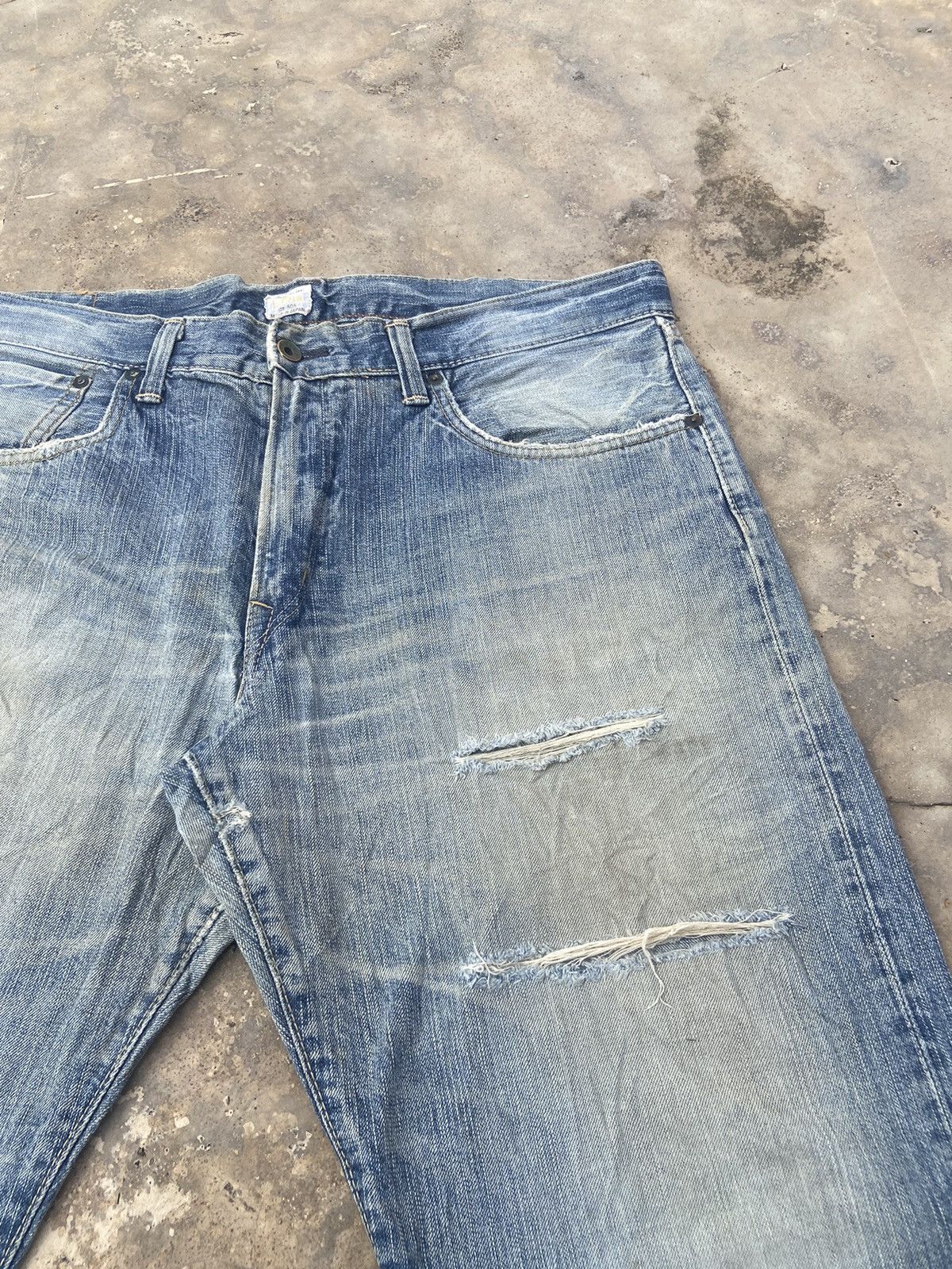 Edwin VINTAGE EDWIN RED LINE SELVEDGE DISTRESSED PANT Size US 39 - 5 Thumbnail