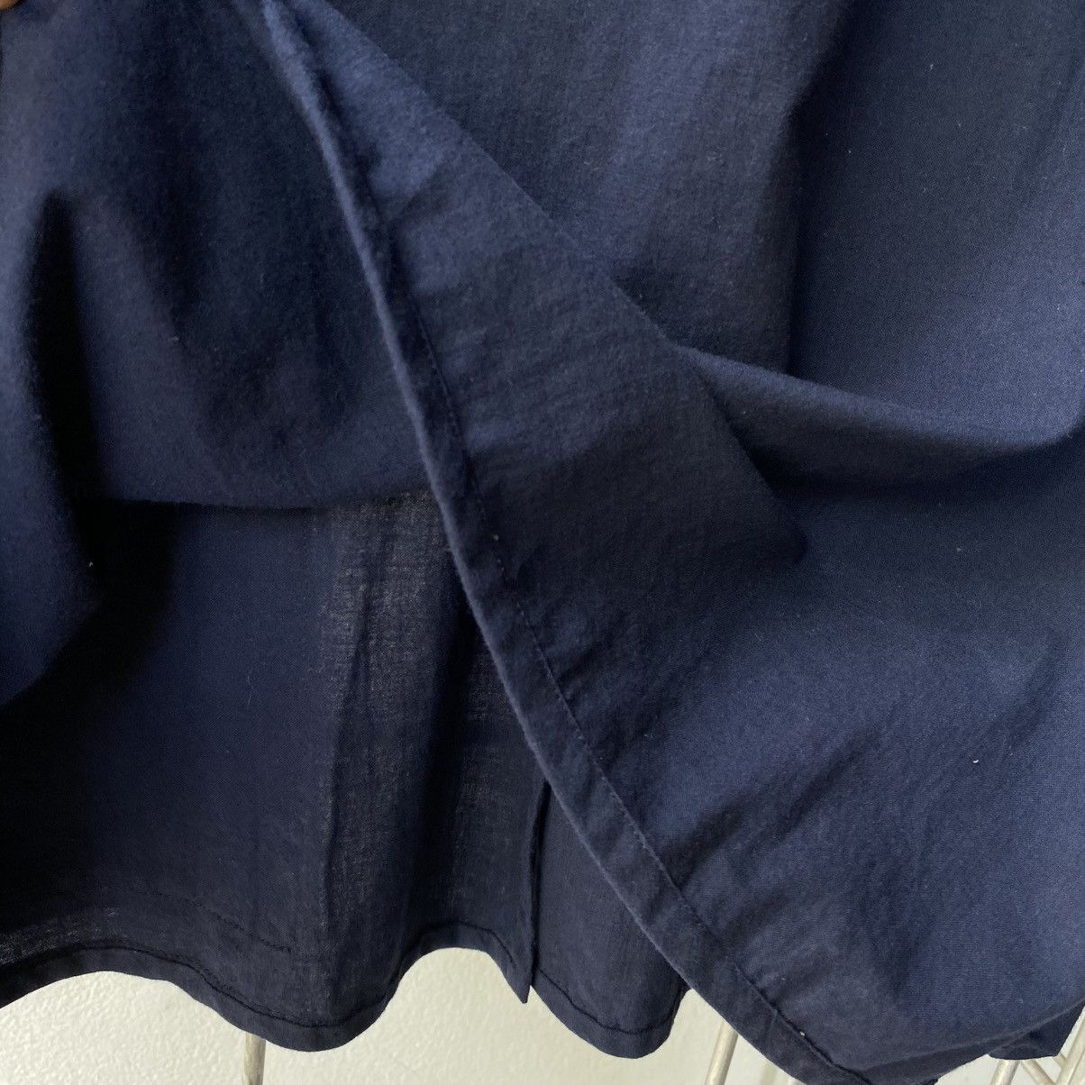 Comme des Garcons Comme des Garcons Navy Sleeveless Button Top Size L / US 10 / IT 46 - 7 Thumbnail