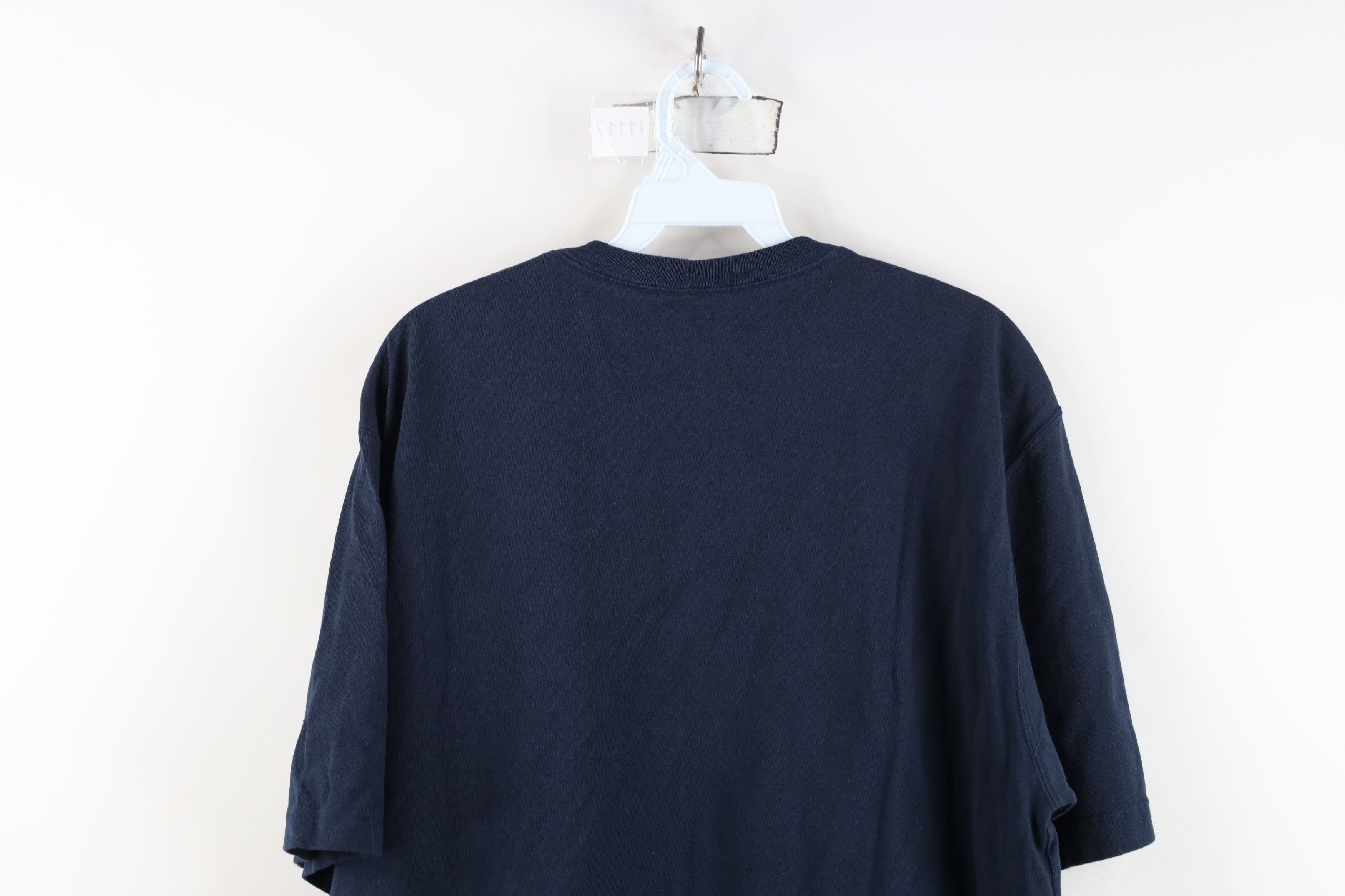 Carhartt Vintage Y2K Carhartt Spell Pocket T-Shirt Navy Blue Cotton Size US M / EU 48-50 / 2 - 12 Thumbnail