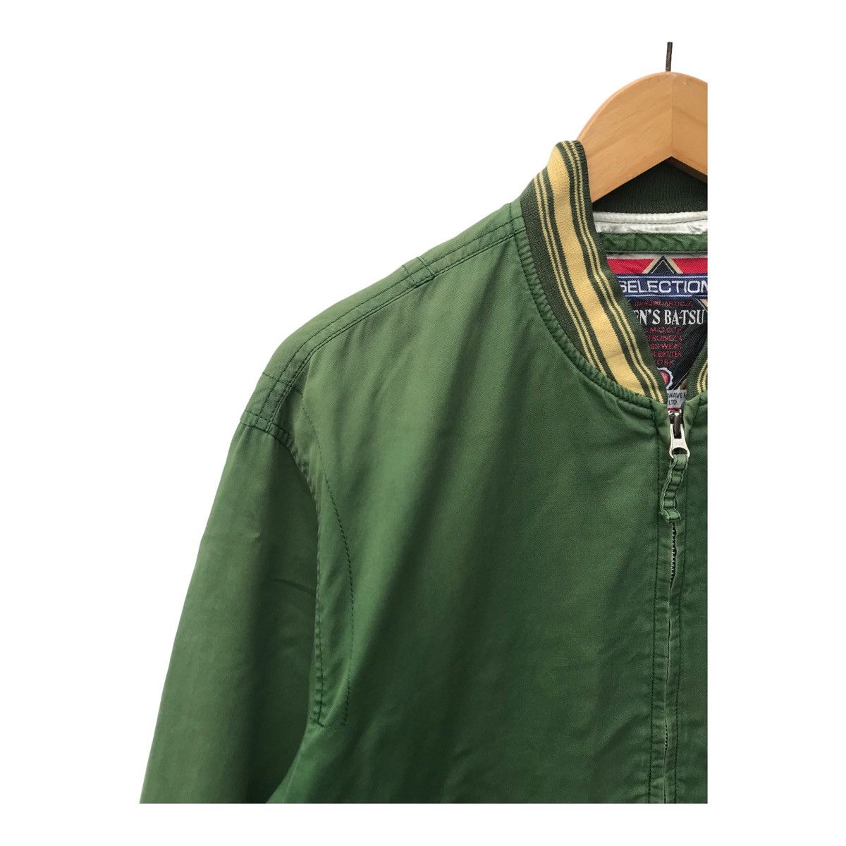 Japanese Brand Japan Streetwear Men’s Ba-tsu Spellout Sun Faded Jacket Size US M / EU 48-50 / 2 - 6 Thumbnail