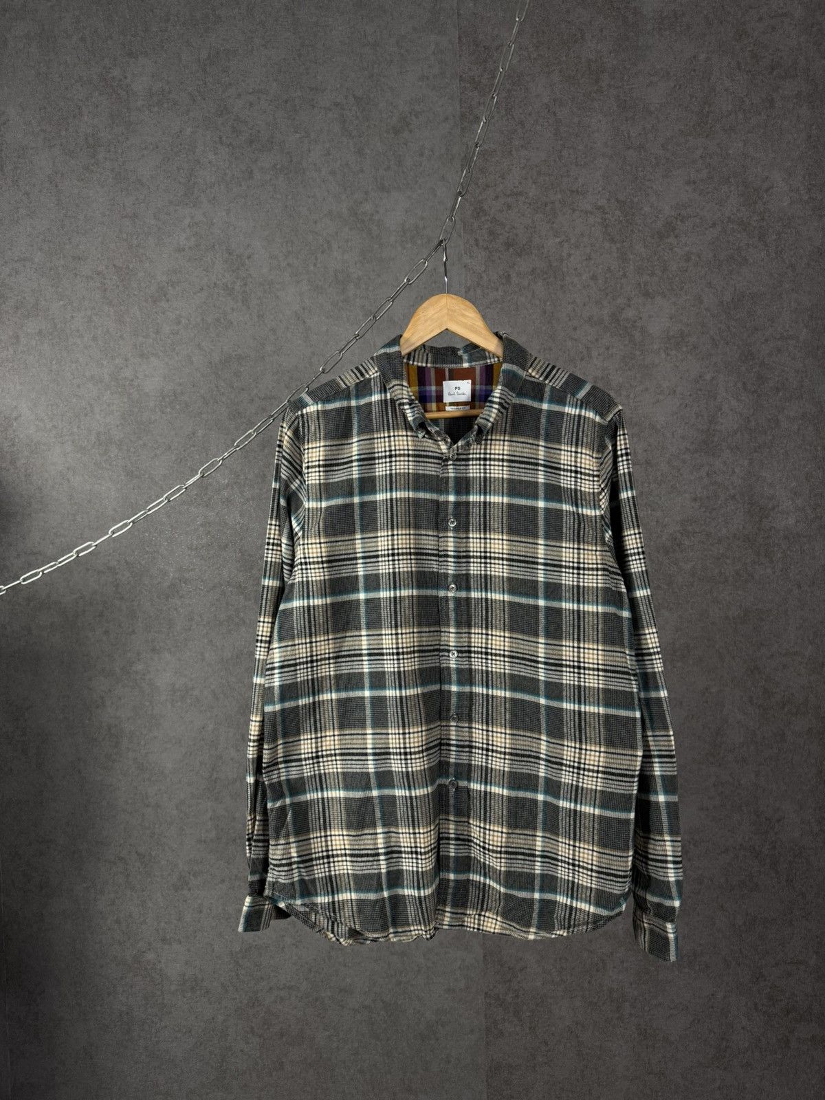 Paul Smith Paul Smith designer flannel shirt Size US XL / EU 56 / 4 - 1 Thumbnail