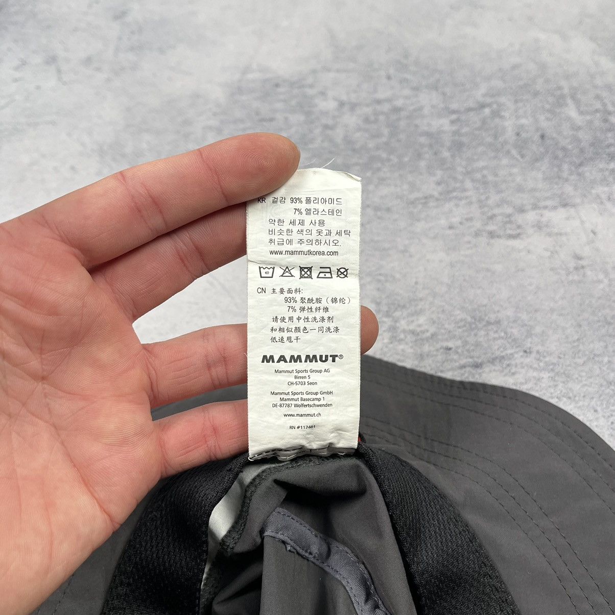 Mammut Mammut Grey Nylon Techwear Gorpcore Bucket Hat Panama Size ONE SIZE - 9 Thumbnail