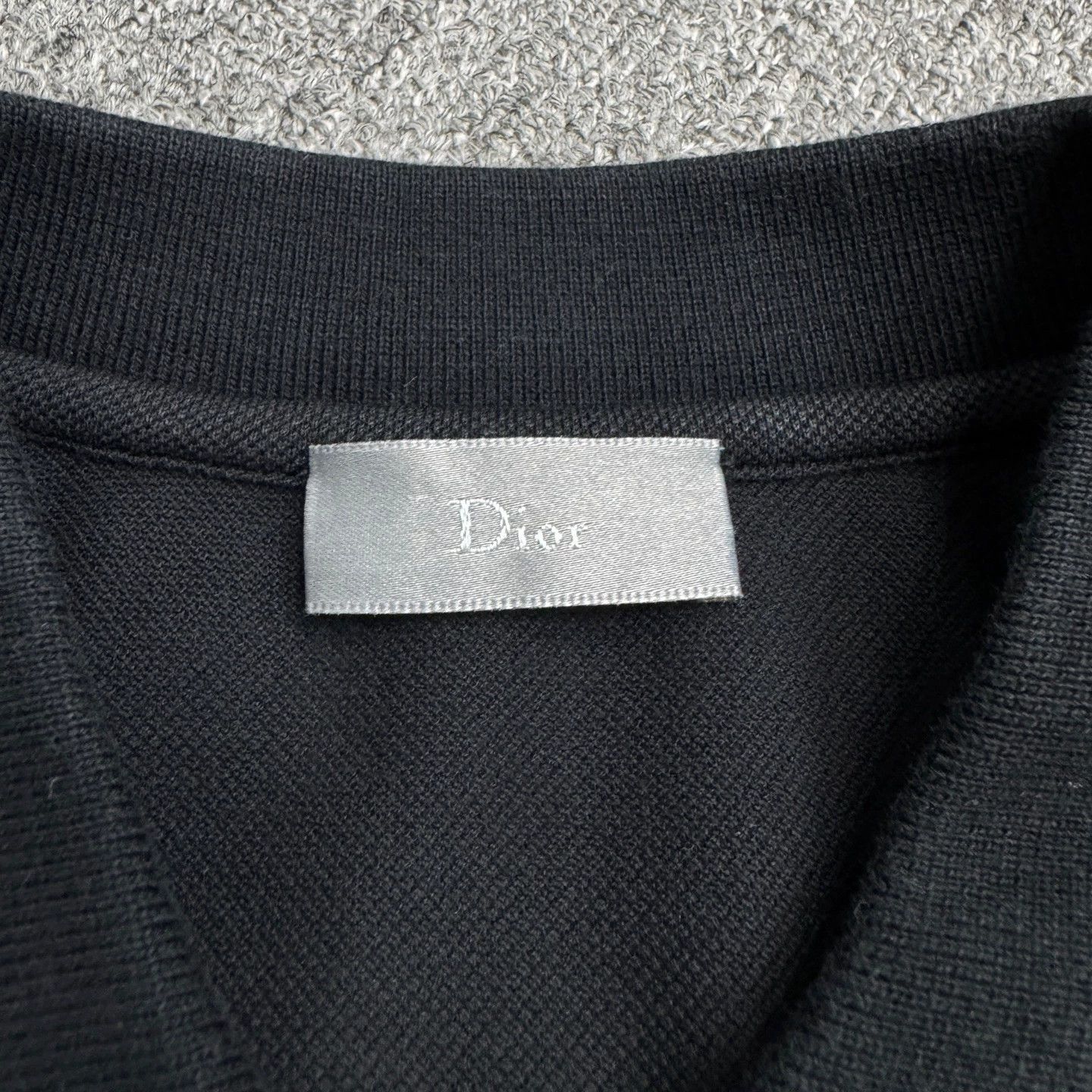 Dior Dior Embroidered Letter Polo Shirt Size S Size US S / EU 44-46 / 1 - 2 Thumbnail