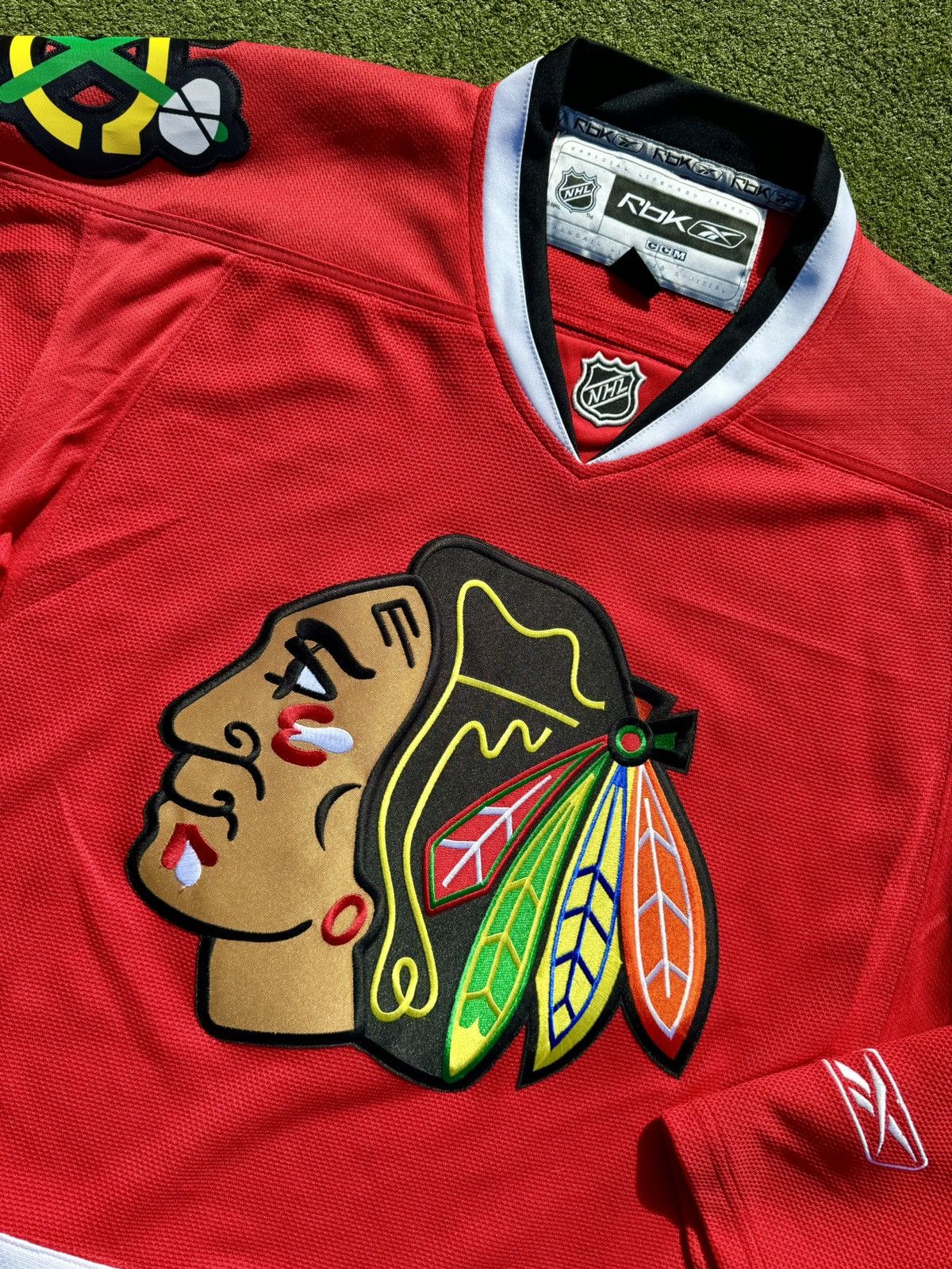 Reebok × Vintage Chicago Blackhawks Reebok NHL Hockey Jersey Size US M / EU 48-50 / 2 - 4 Thumbnail