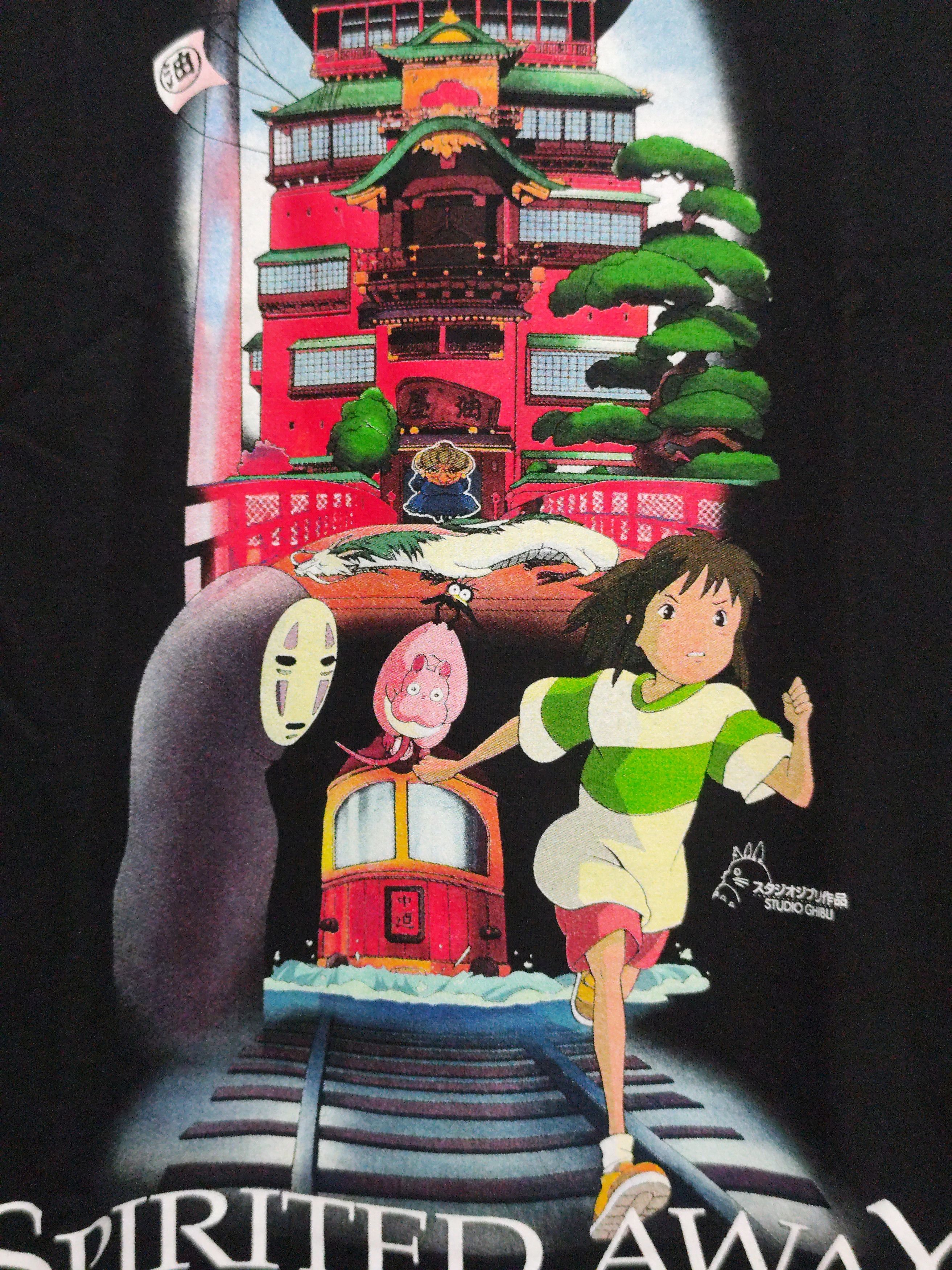 Japanese Brand 💥Studio Ghibli Films - Spirited Away Modern Tee Size US XL / EU 56 / 4 - 4 Thumbnail