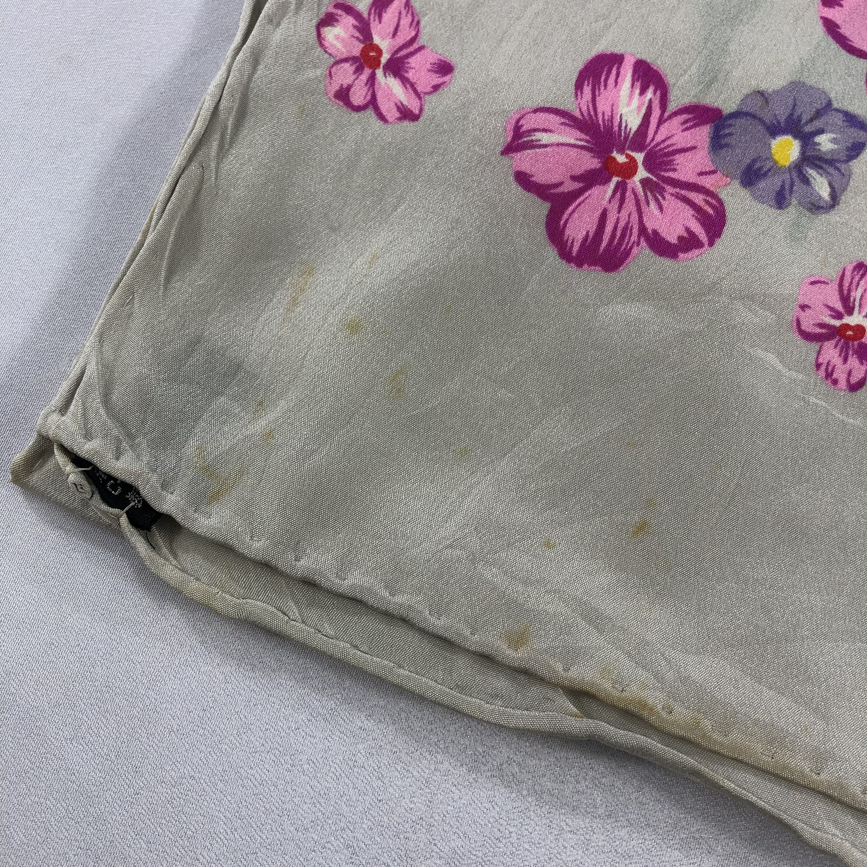 Hanae Mori Vintage Hanae Mori Silk Scarf Size ONE SIZE - 5 Thumbnail