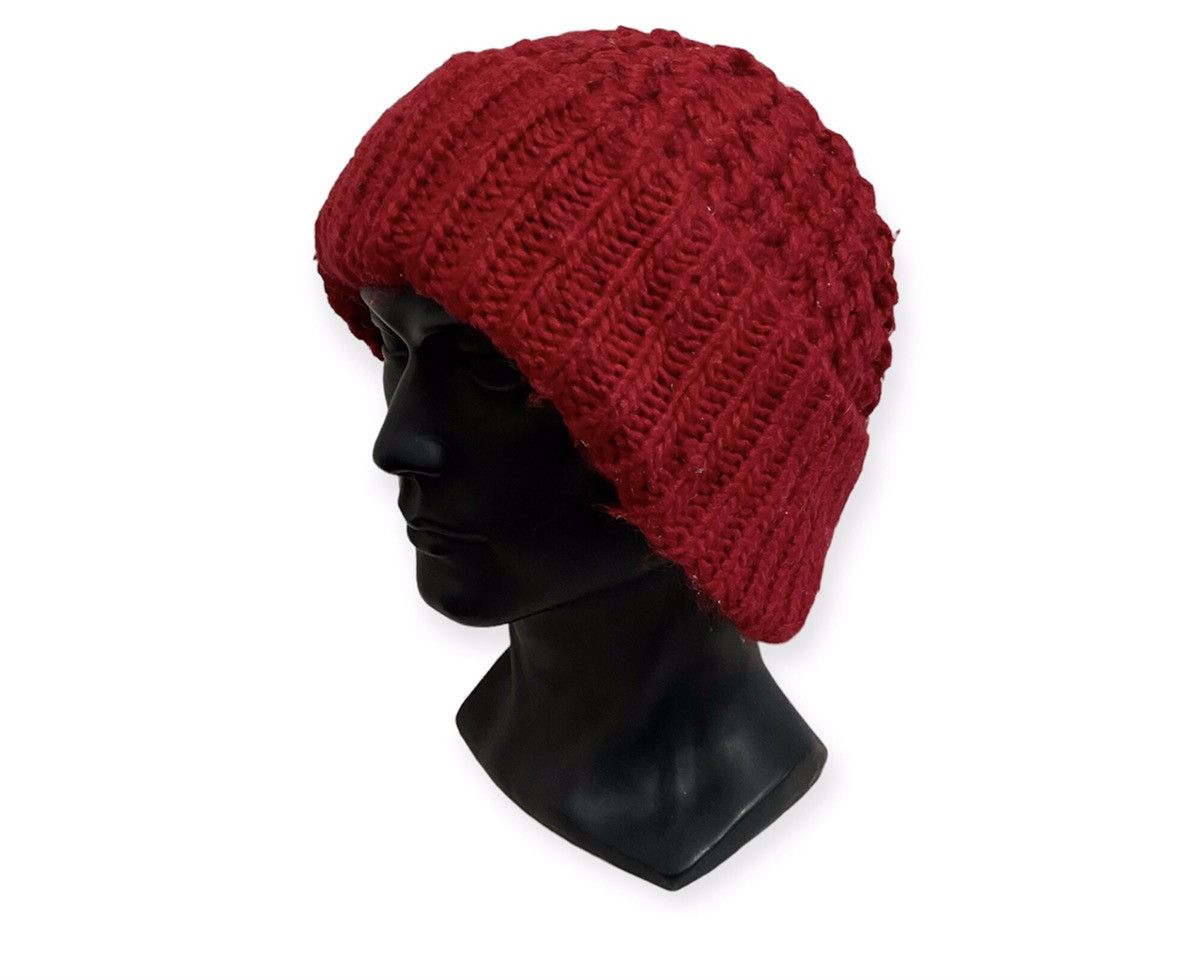 image of Uniqlo Knit Beanie Hat in Red, Men's