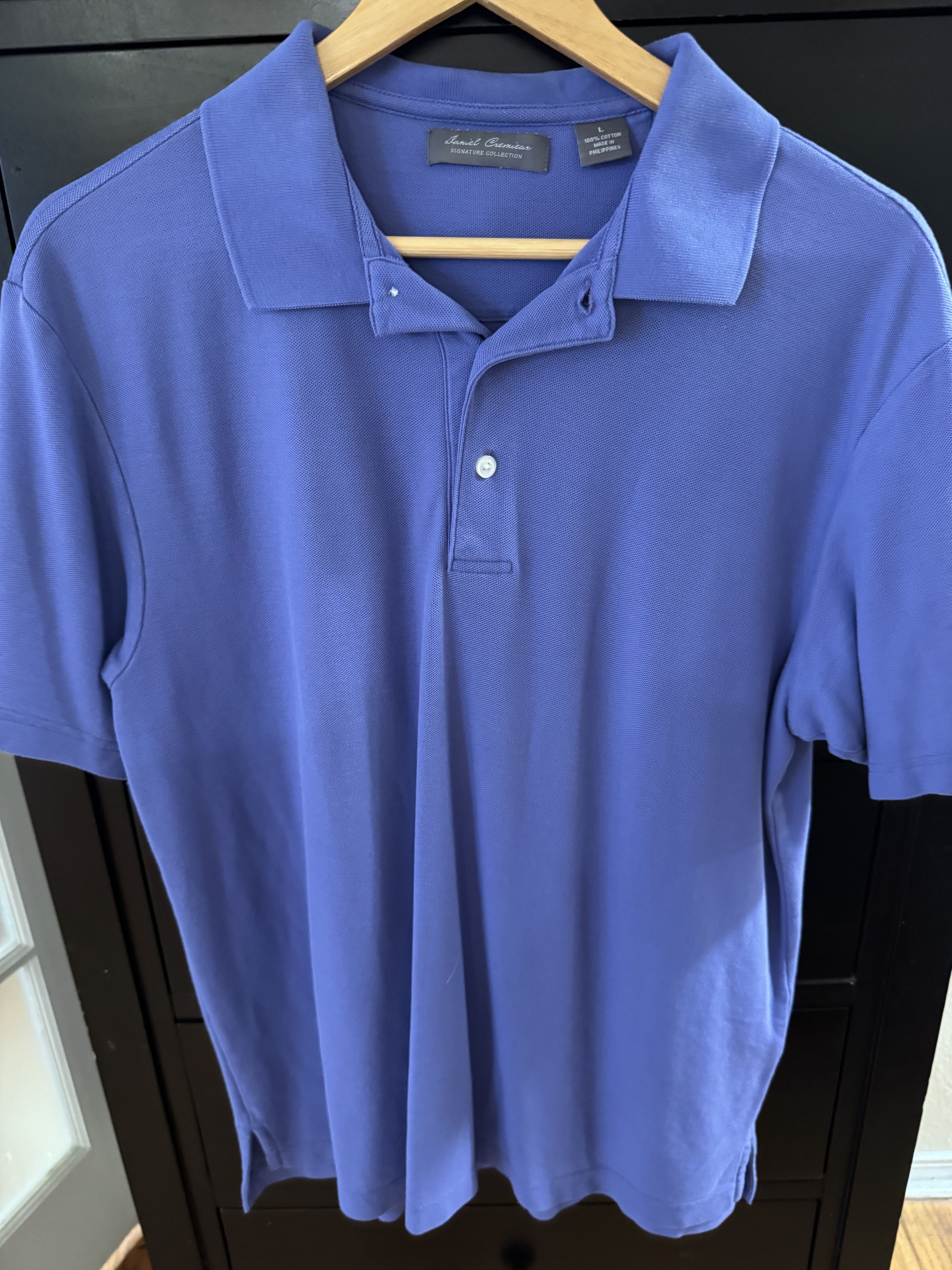 Daniel Cremieux Daniel Cremieux Purple Polo. No Defects. US L Size US L / EU 52-54 / 3 - 1 Thumbnail