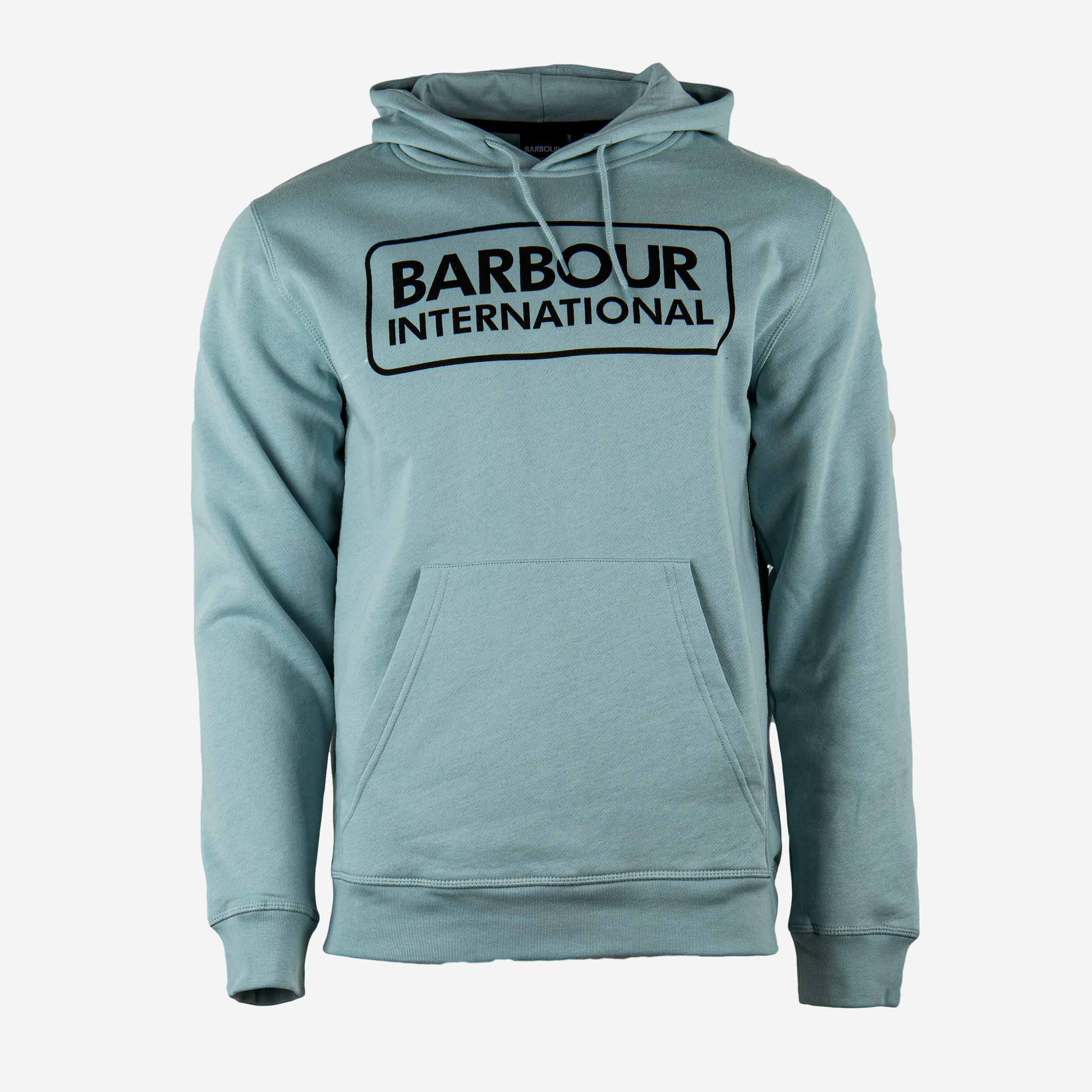 Barbour o1y1224 Logo Hoodie in Sky Blue Size US M / EU 48-50 / 2 - 1 Thumbnail