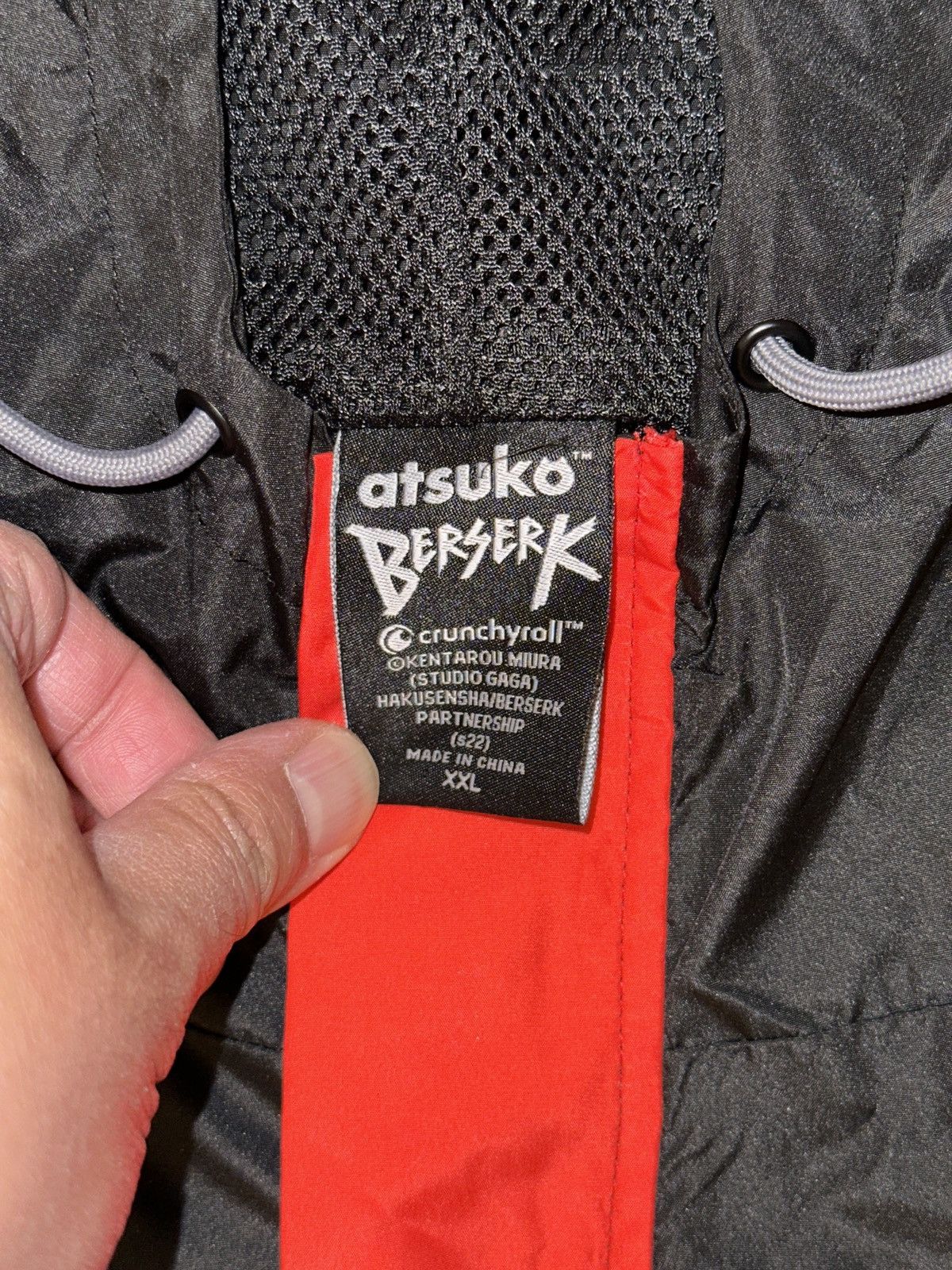 Anime Crunchyroll Atsuko BERSERK Windbreaker Anorak Jacket Size US XXL / EU 58 / 5 - 4 Thumbnail