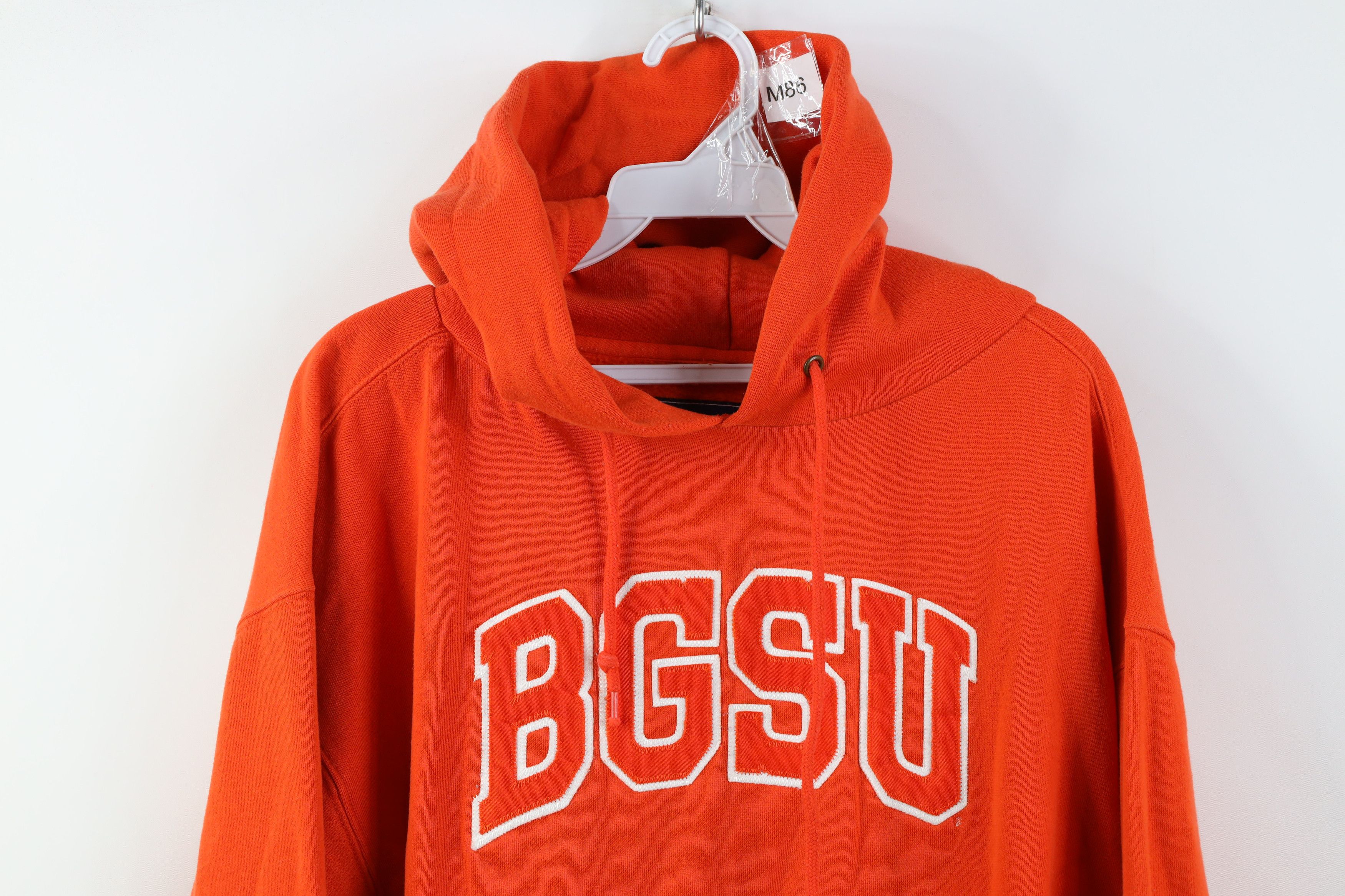 Vintage Vintage 90s Bowling Green State University Hoodie Sweatshirt Size US L / EU 52-54 / 3 - 2 Thumbnail