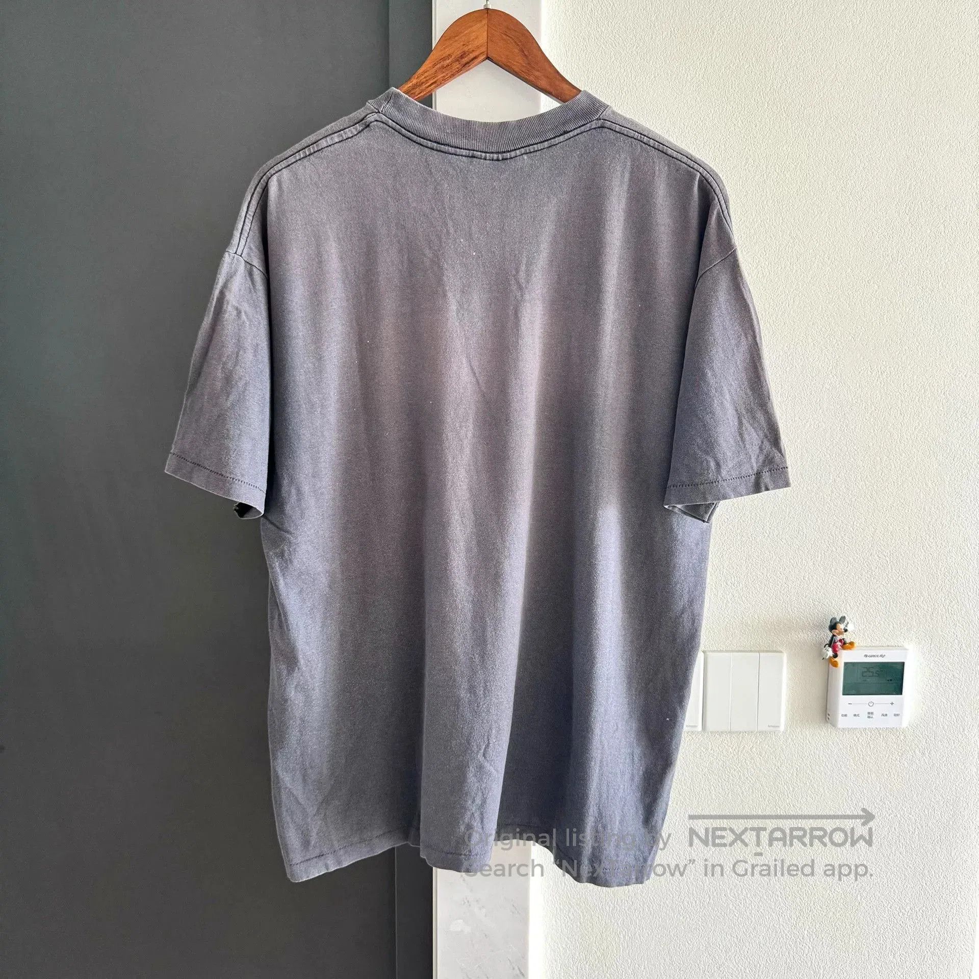 Vintage Vintage 90s Faded Slogan Tee. Size US M / EU 48-50 / 2 - 2 Thumbnail