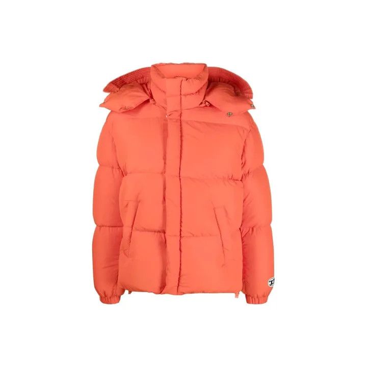 Diesel Diesel Orange Long Sleeve Puffer Jacket 0079 Size US XXL / EU 58 / 5 - 1 Thumbnail