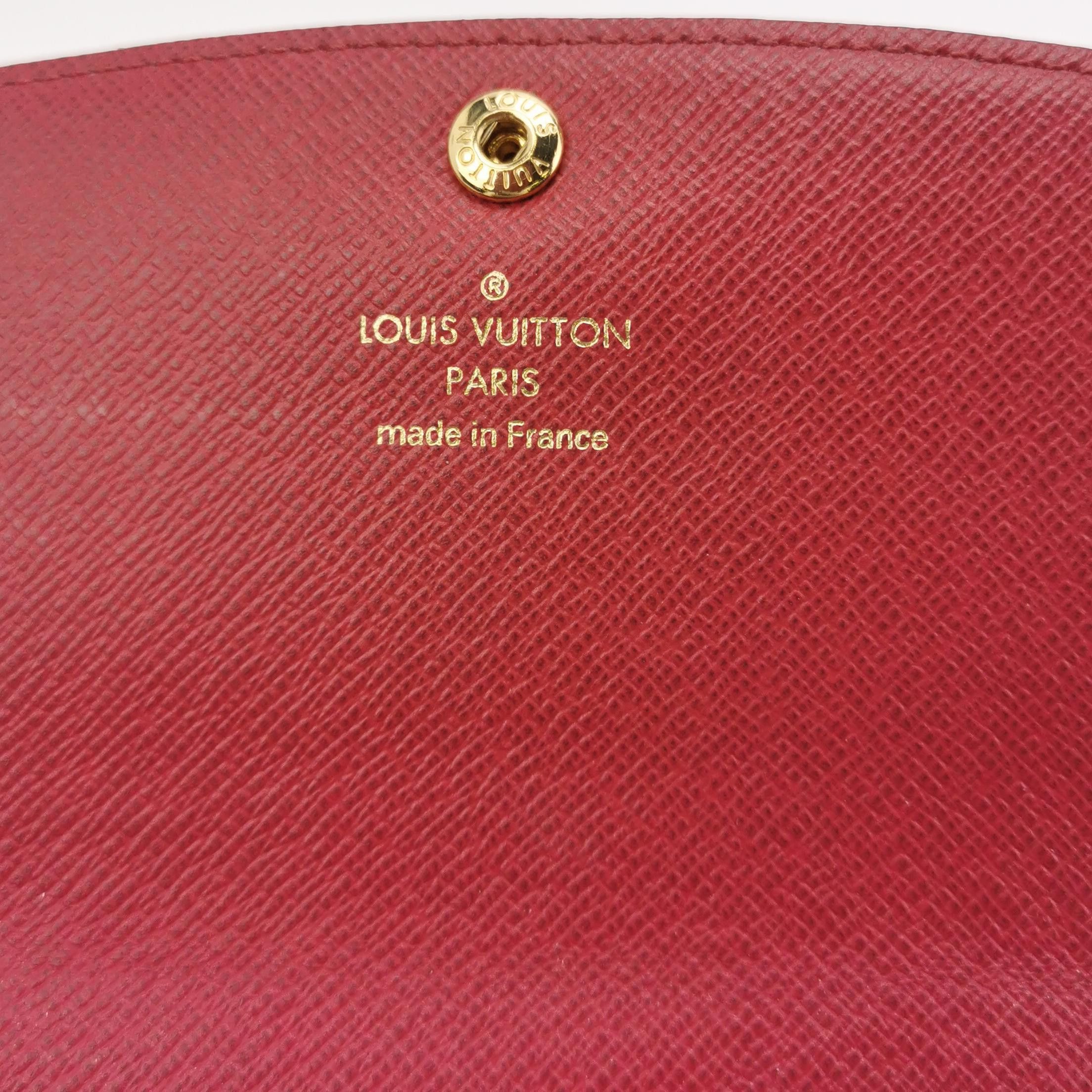 Louis Vuitton Louis Vuitton (LV) Emilie leather Monogram print snap walle Size ONE SIZE - 5 Thumbnail