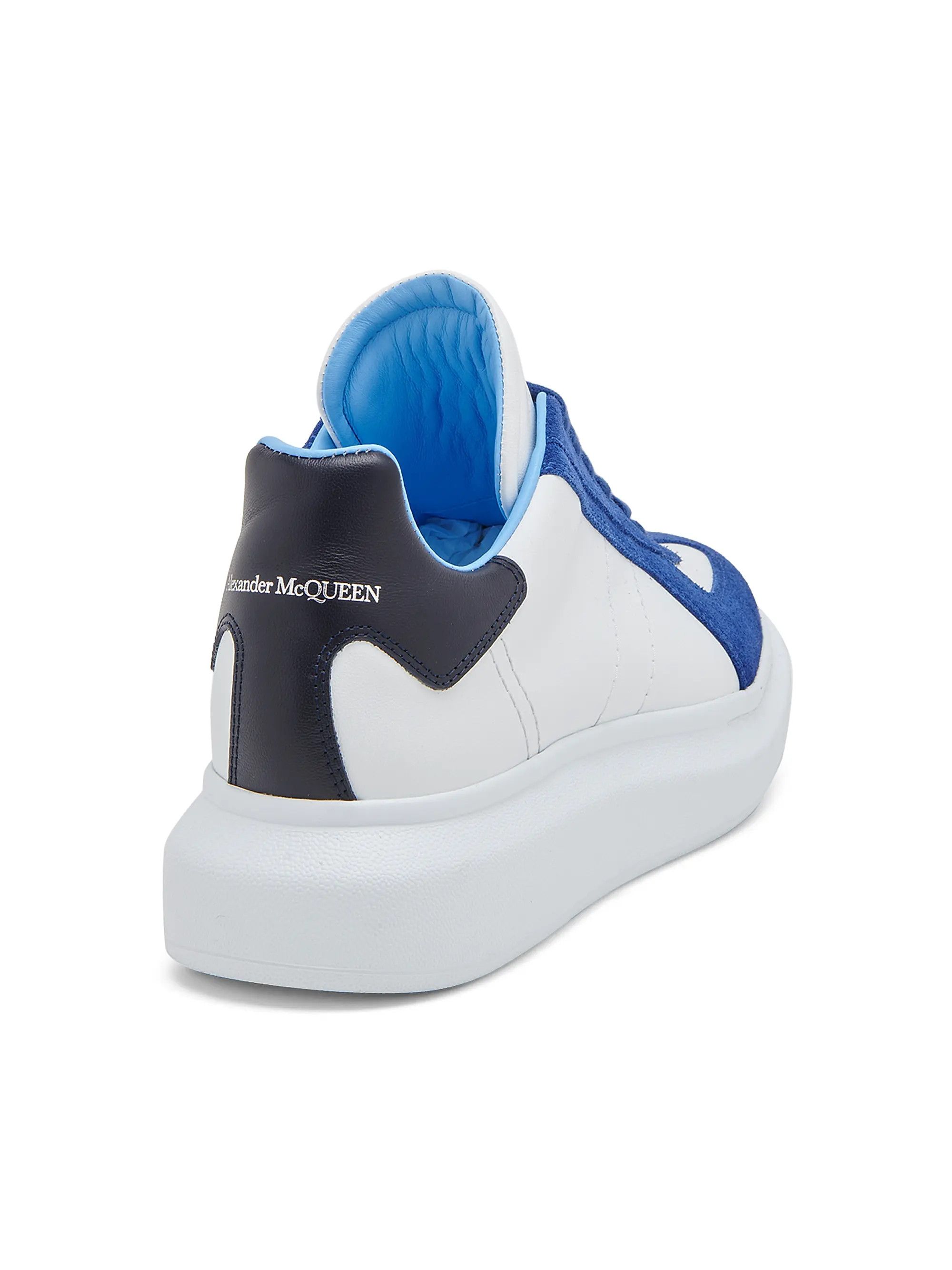 Alexander McQueen os11x0126 Suede & Leather Retro Oversized Sneakers Size US 12 / EU 45 - 3 Thumbnail