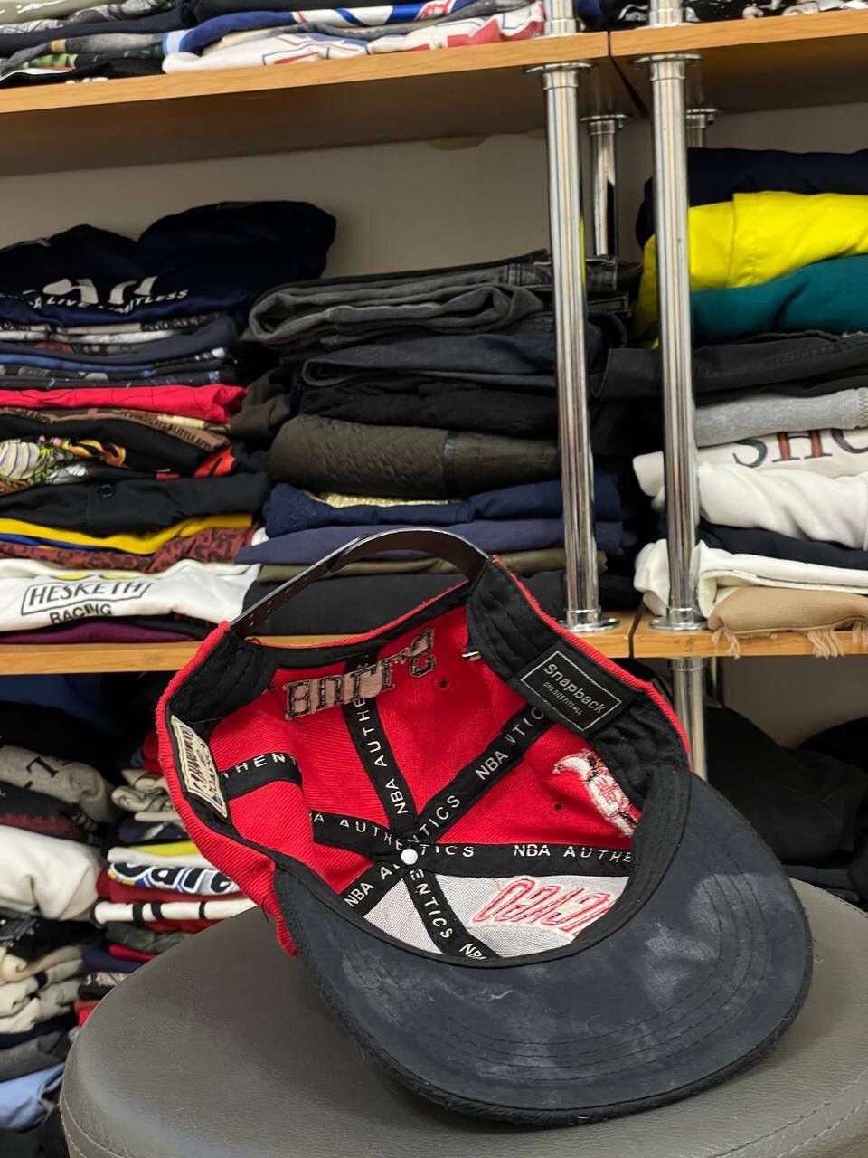 NBA × Vintage Chicago Bulls Vintage NBA snap back cap hat Size ONE SIZE - 5 Thumbnail