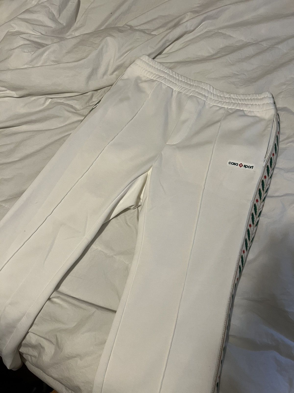 Image of Casablanca Trackpants in White, Men's (Size 34)