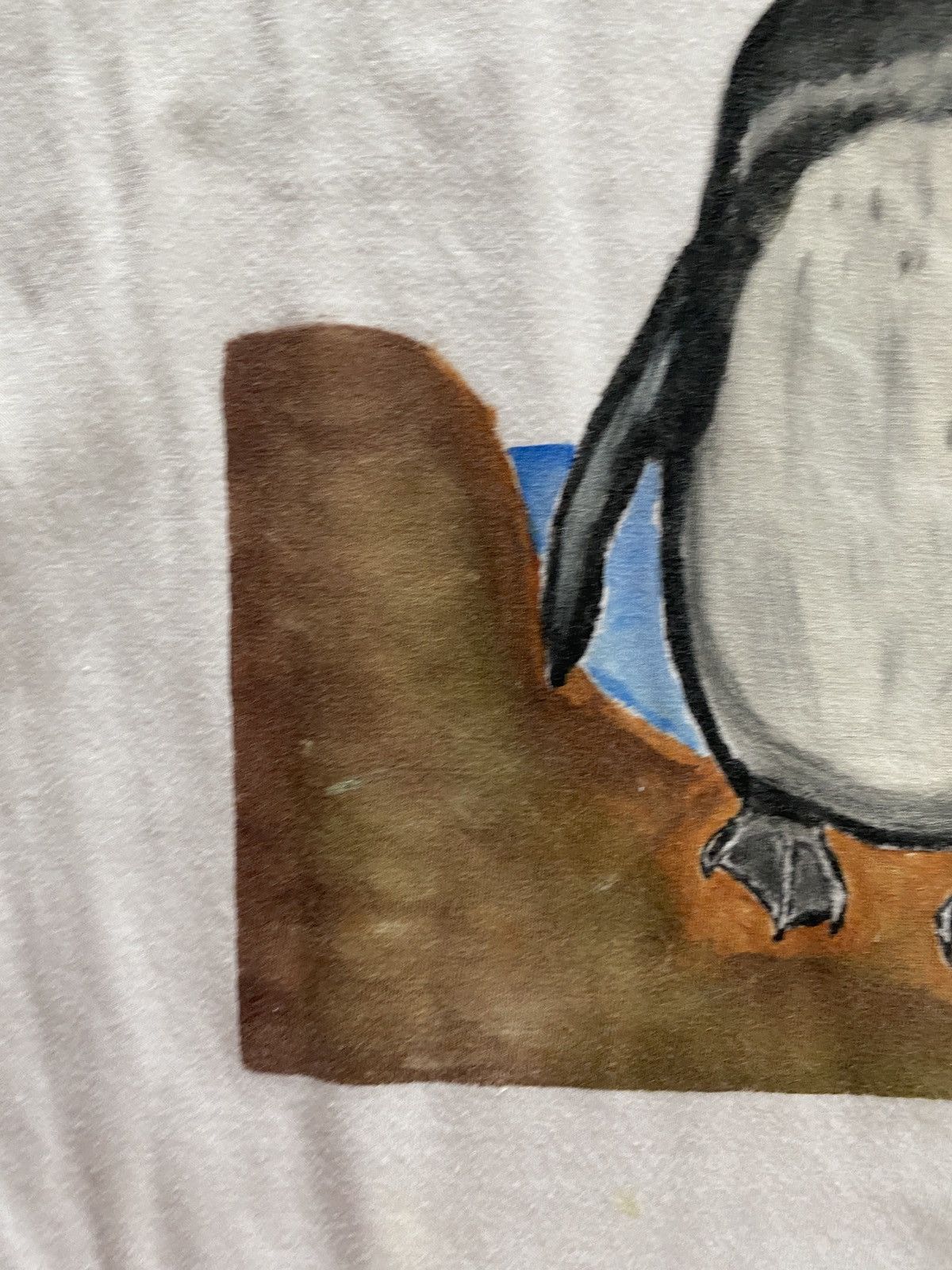 Vintage Vintage Penguin Galapagos Ecuador Single Stitch White Tee Size US XL / EU 56 / 4 - 9 Thumbnail
