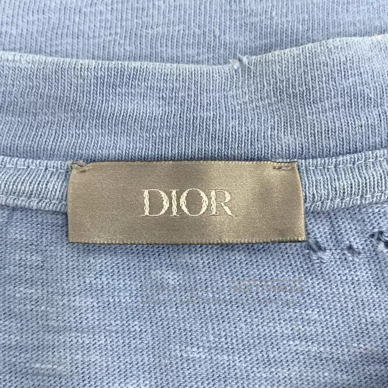 Dior Dior Blue old hole design cotton round-neck short-sleeved Size US L / EU 52-54 / 3 - 5 Thumbnail