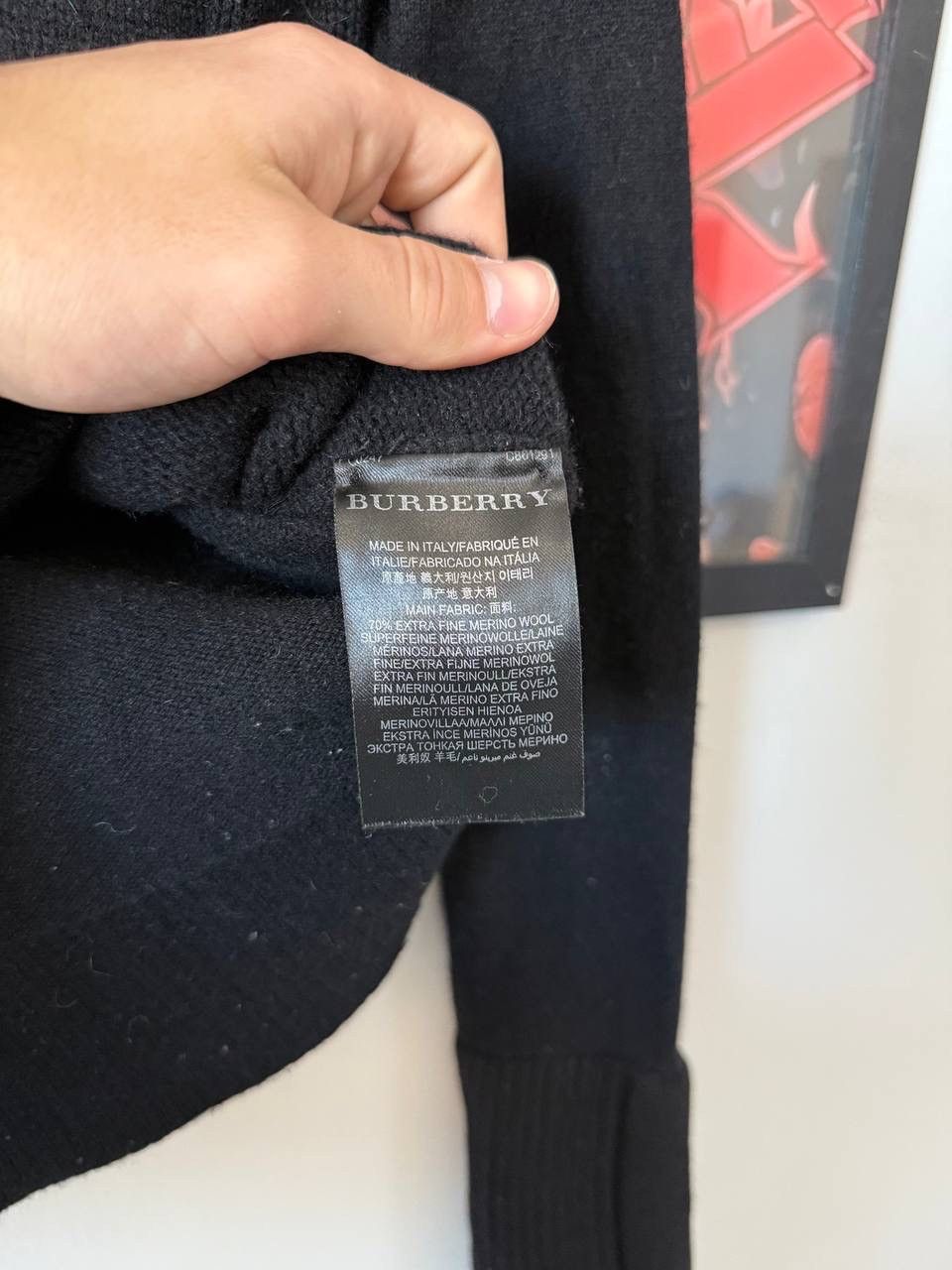 Burberry Vintage Burberrys Wool Knit Sweater Size L / US 10 / IT 46 - 4 Thumbnail